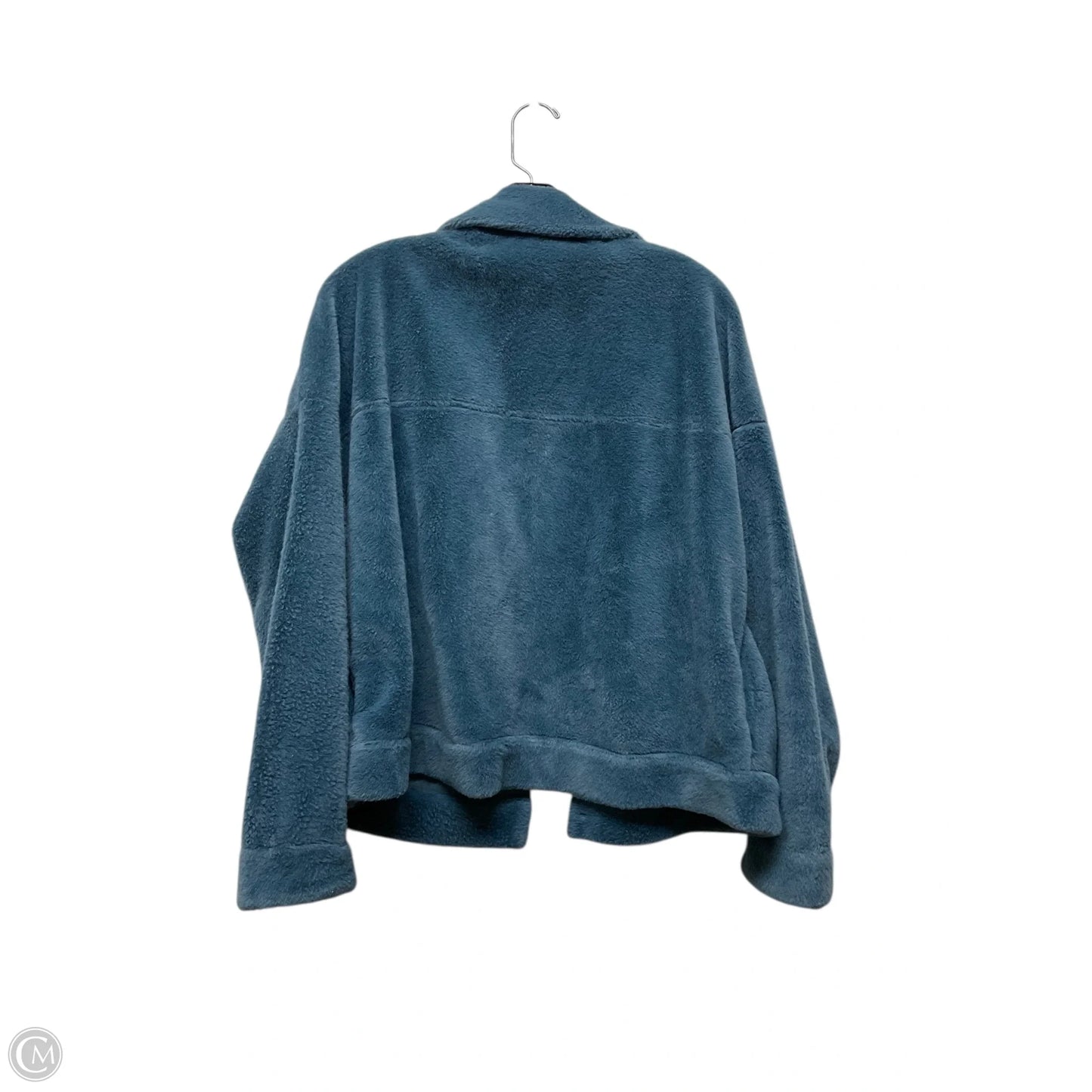 Sweater Cardigan By Fabrik In Blue, Size: L