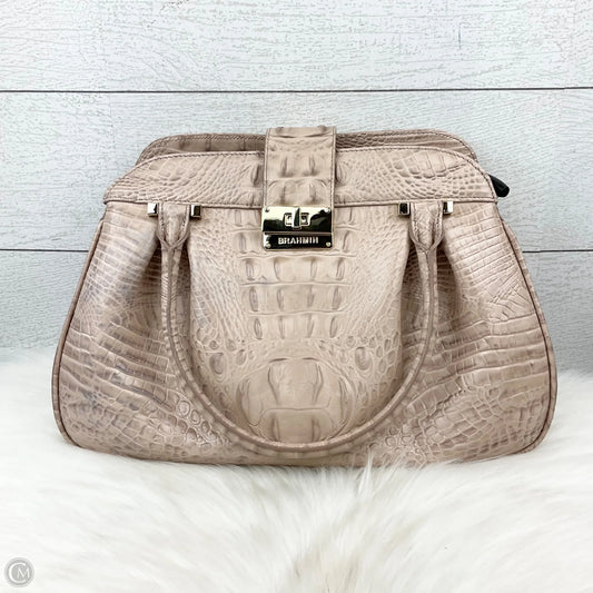 Handbag Designer By Brahmin, Size: Large