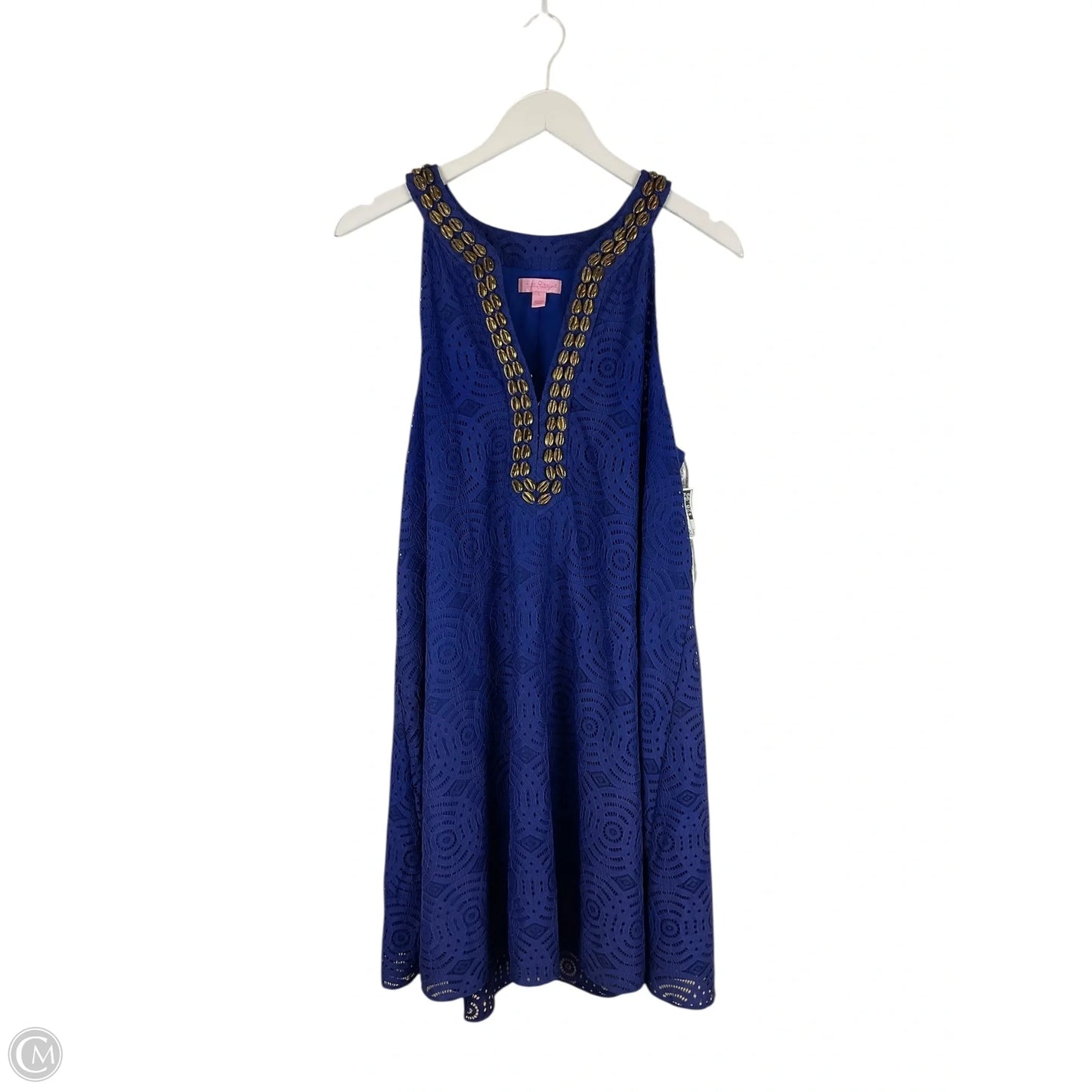 Dress Designer By Lilly Pulitzer In Blue, Size: L