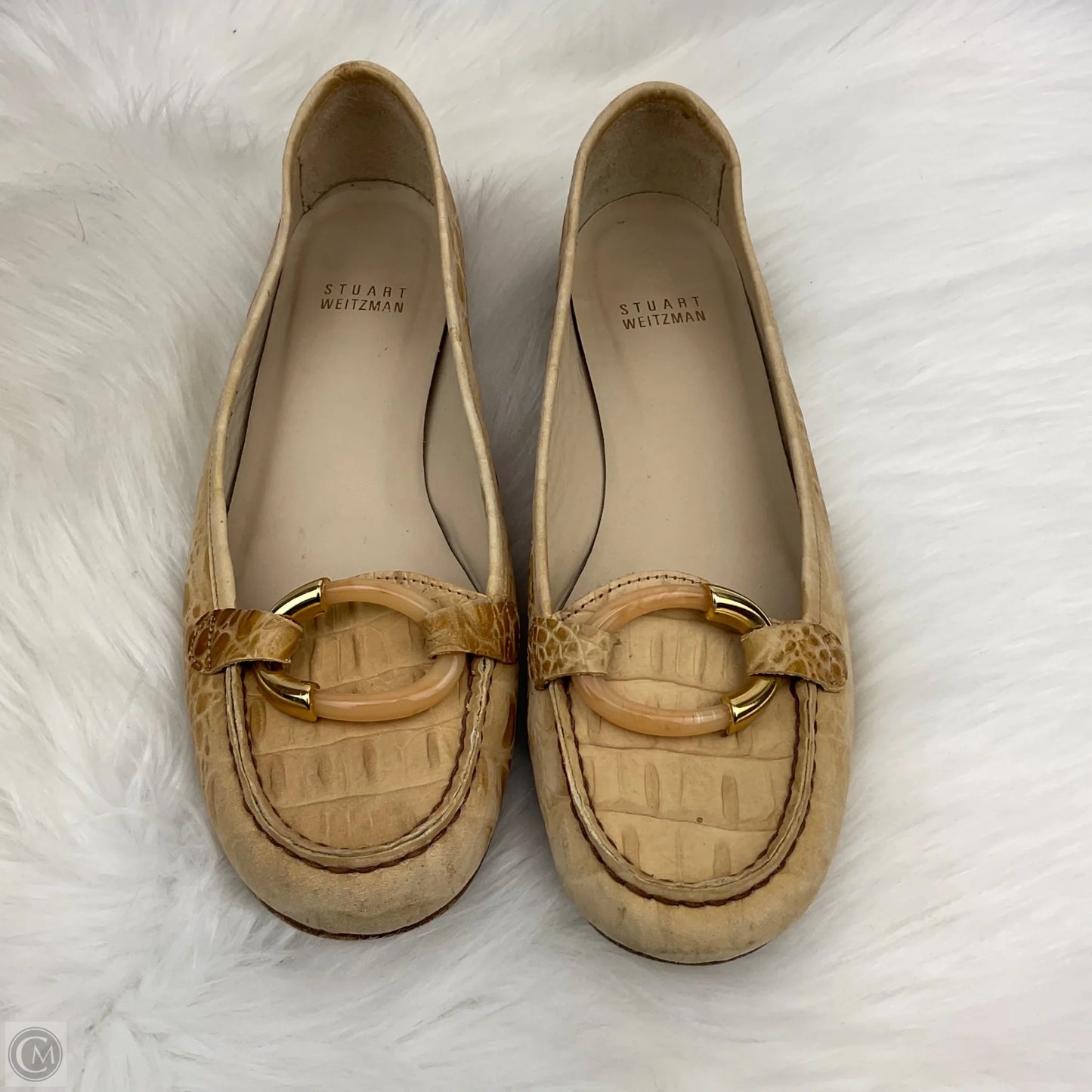 Shoes Designer By Stuart Weitzman In Tan, Size: 8