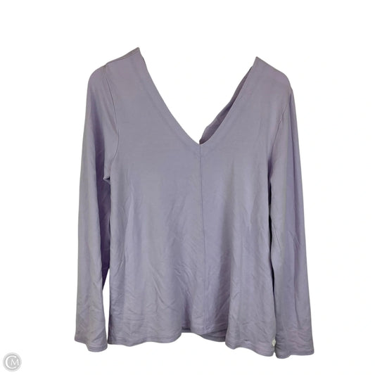 Top Long Sleeve Designer By Lilly Pulitzer In Purple, Size: L