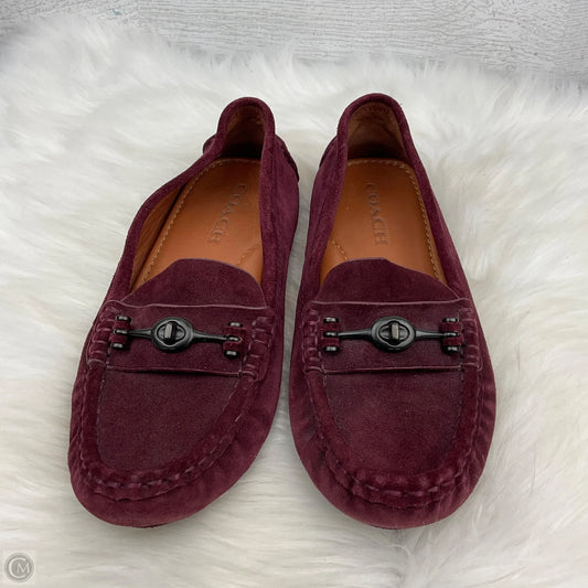 Shoes Designer By Coach In Red, Size: 7.5