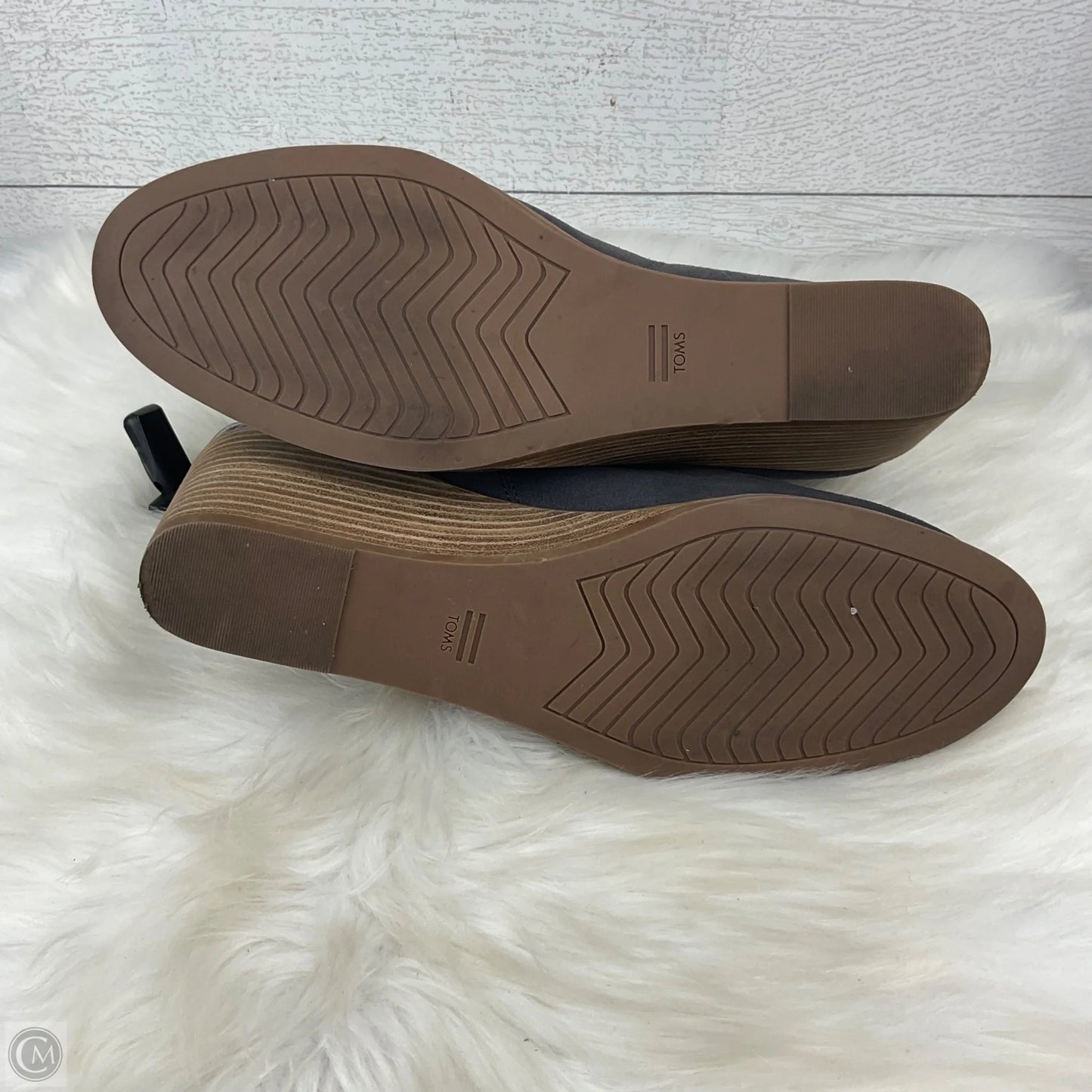 Boots Ankle Heels By Toms In Grey, Size: 12