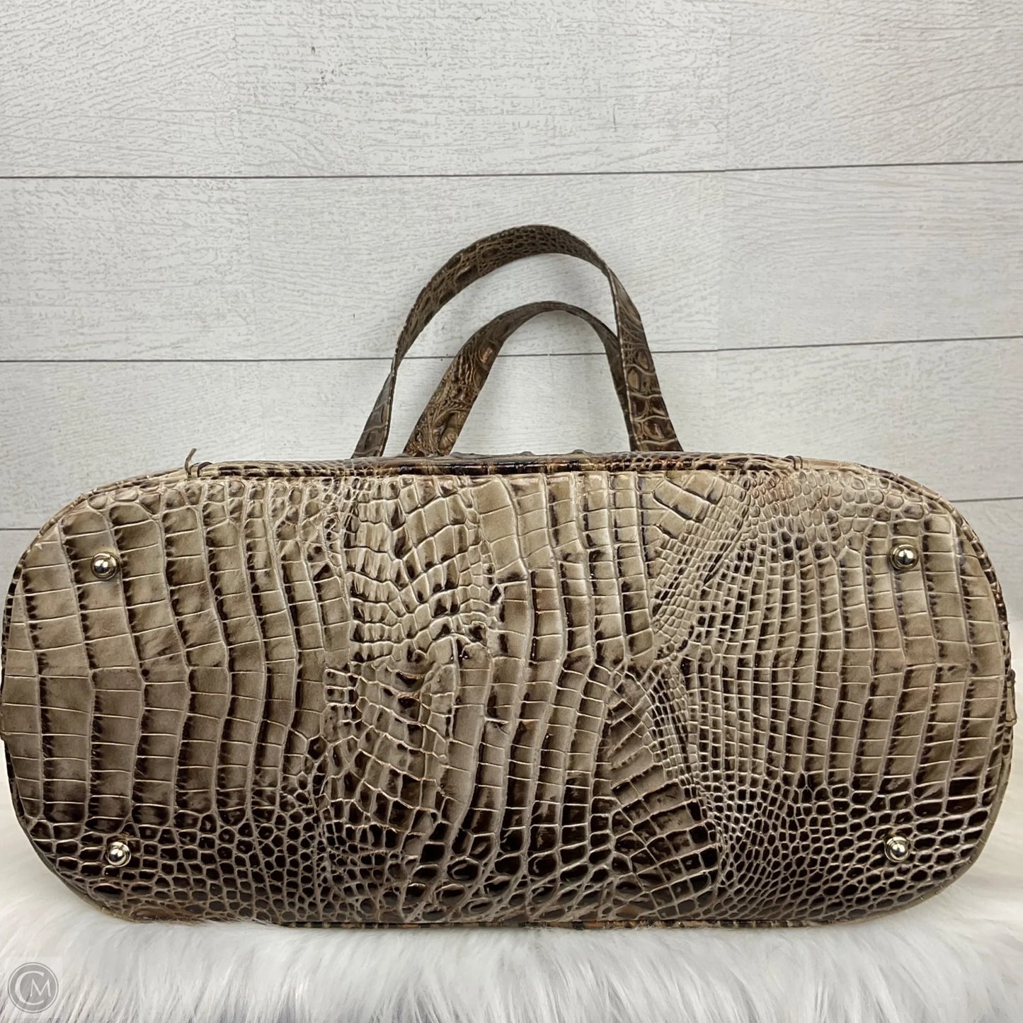 Handbag Designer By Brahmin, Size: Large
