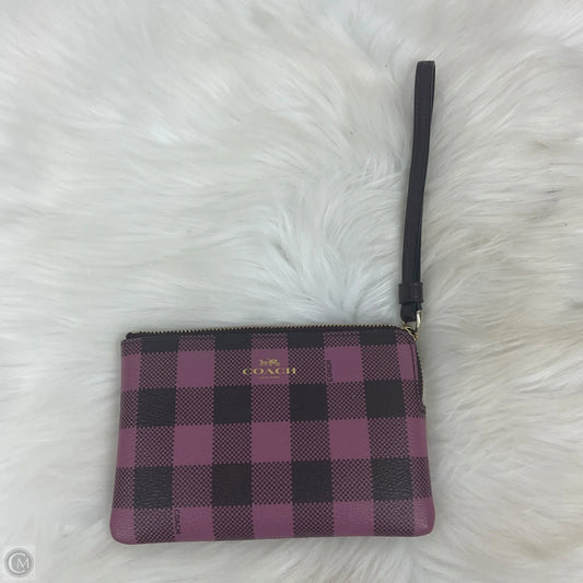 Wristlet Designer By Coach, Size: Medium