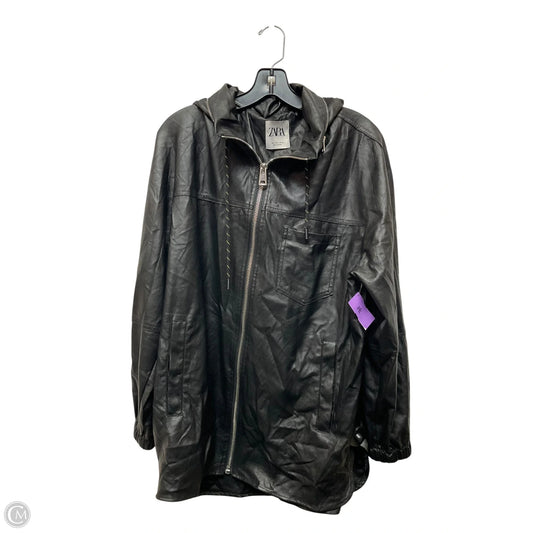 Jacket Moto By Zara In Black, Size: S