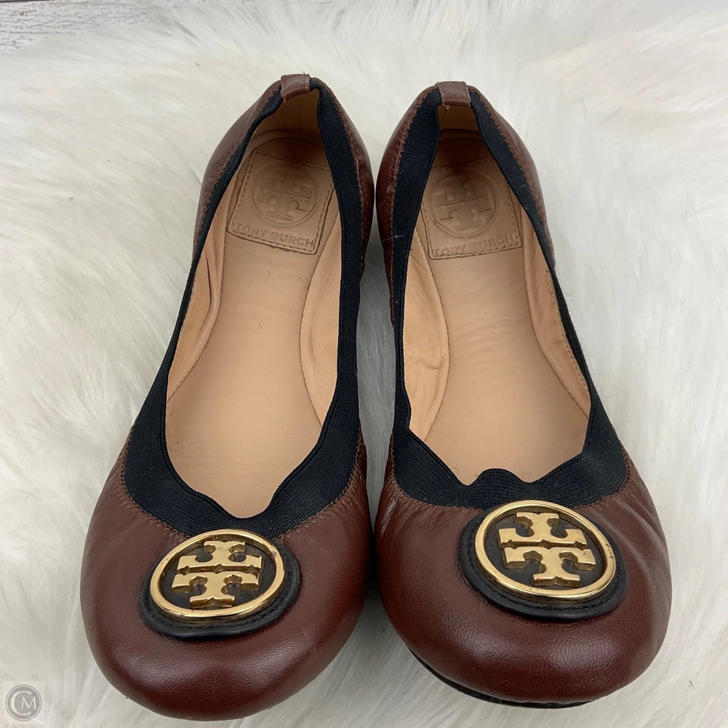Shoes Designer By Tory Burch In Brown, Size: 8