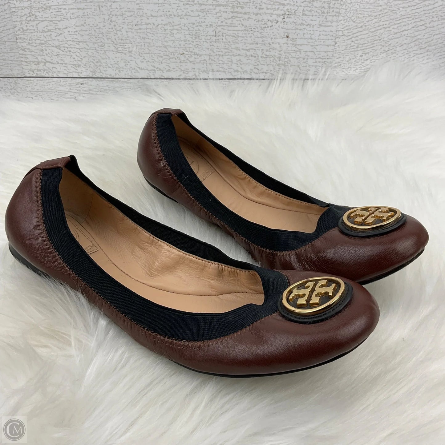 Shoes Designer By Tory Burch In Brown, Size: 8