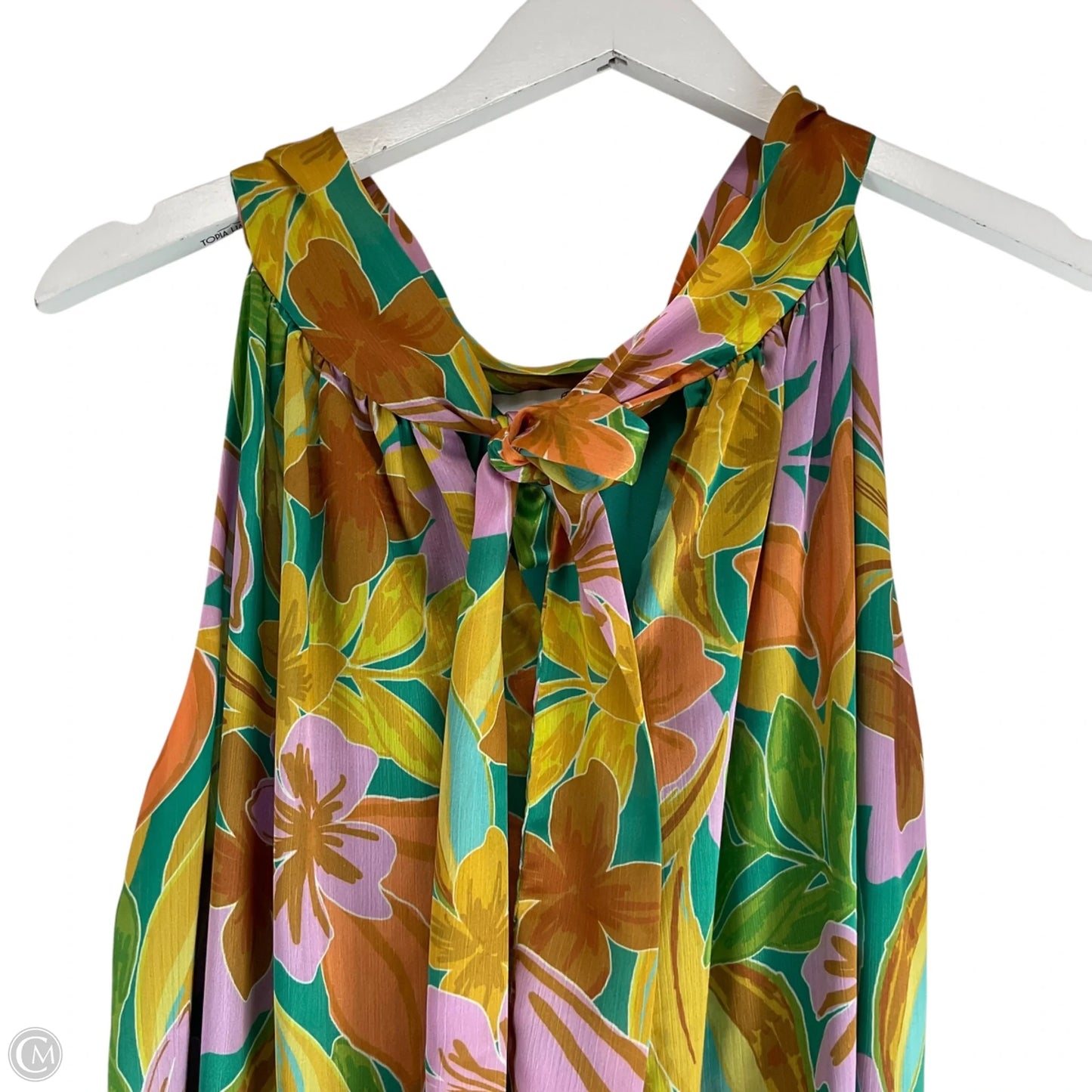 Dress Casual Maxi By Cmc In Floral Print, Size: L