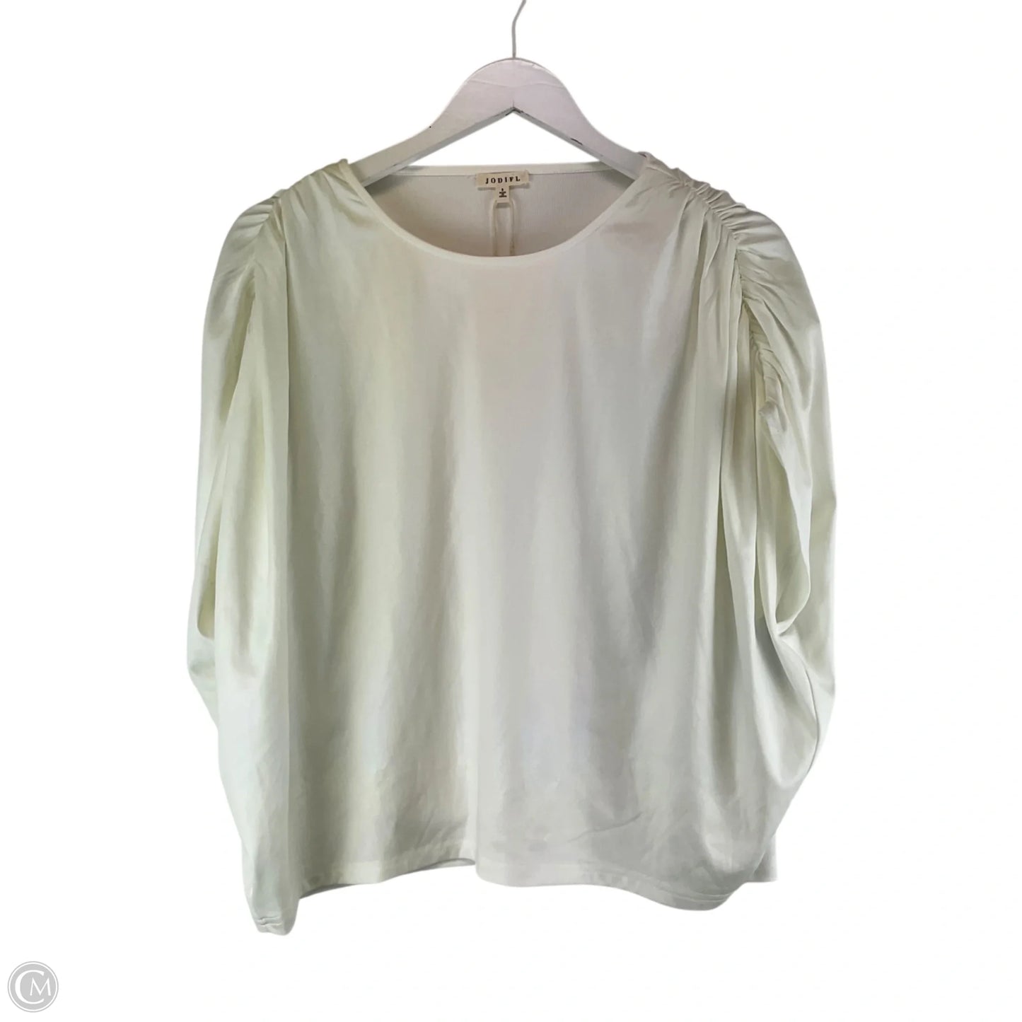 Top Short Sleeve By Jodifl In White, Size: S