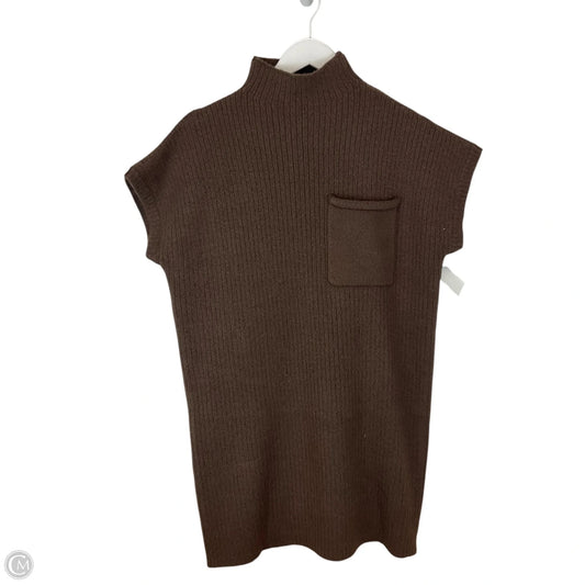 Dress Sweater By Zenana Outfitters In Brown, Size: S