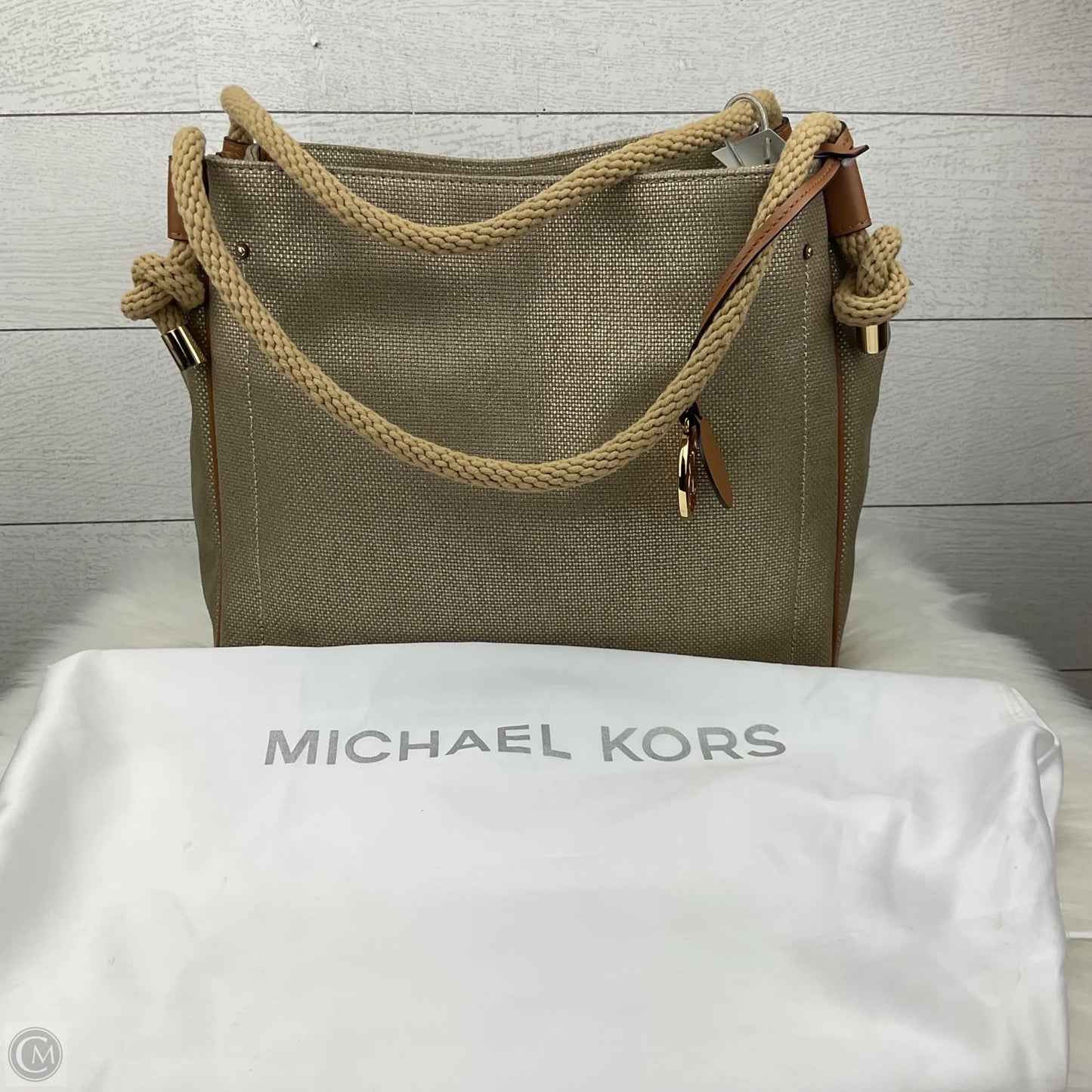 Handbag Designer By Michael Kors, Size: Medium