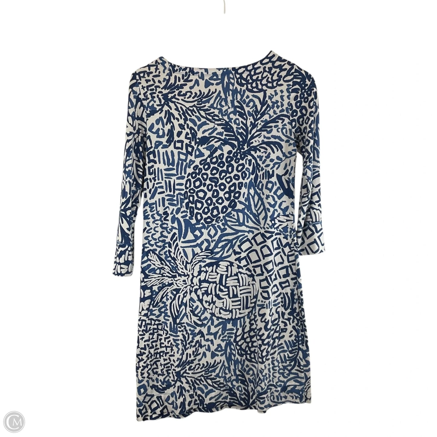 Dress Designer By Lilly Pulitzer In Blue & White, Size: S