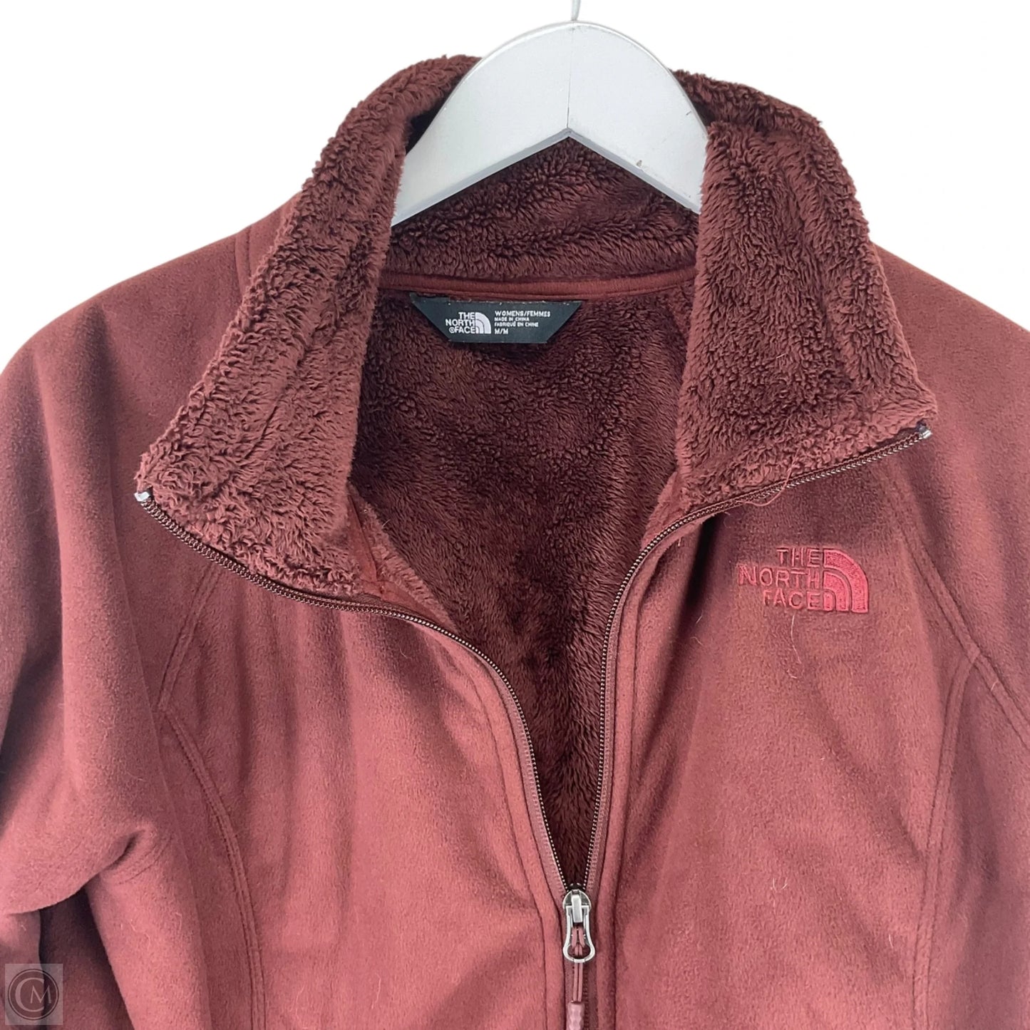 Jacket Faux Fur & Sherpa By The North Face In Red, Size: M