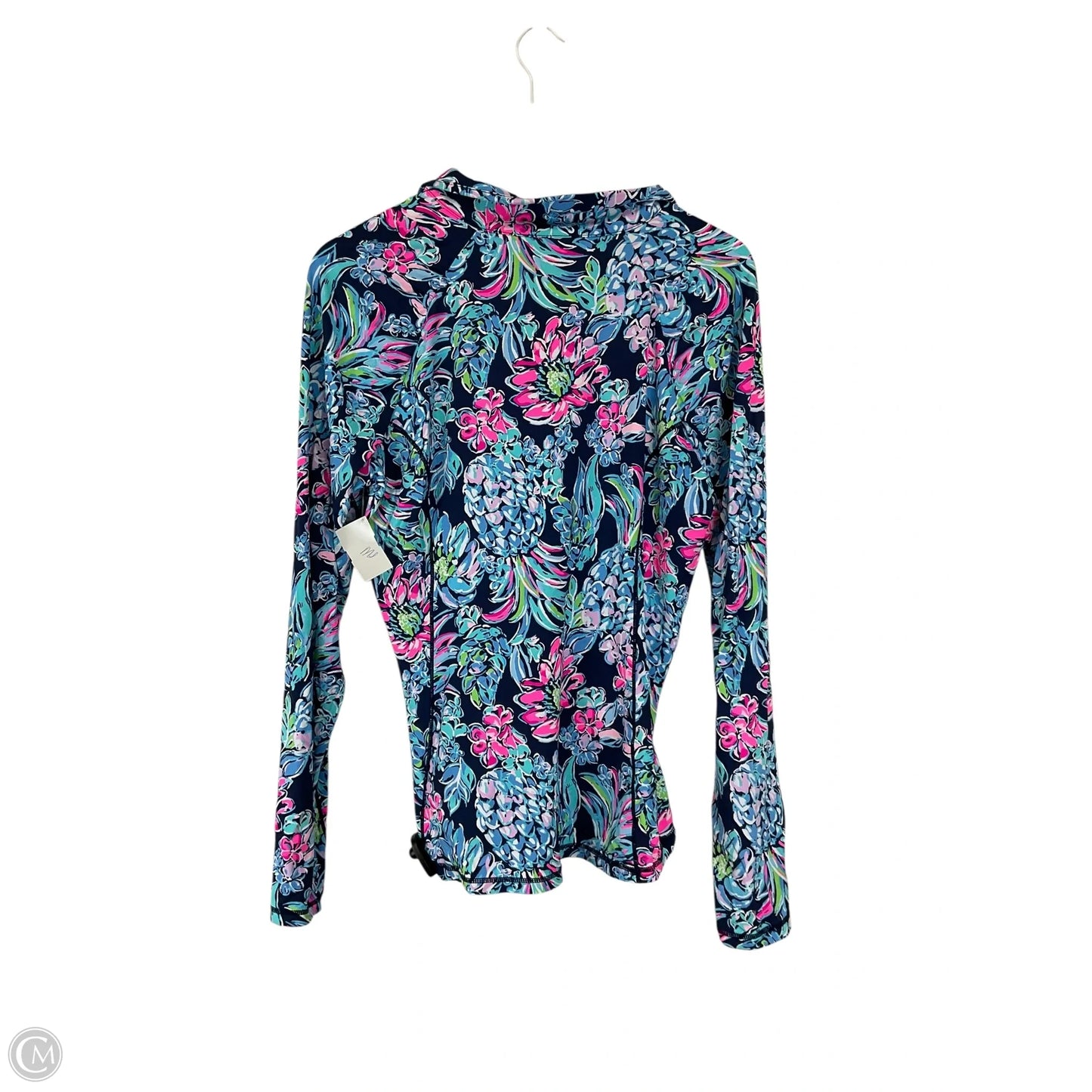 Top Long Sleeve Designer By Lilly Pulitzer In Blue, Size: Xl