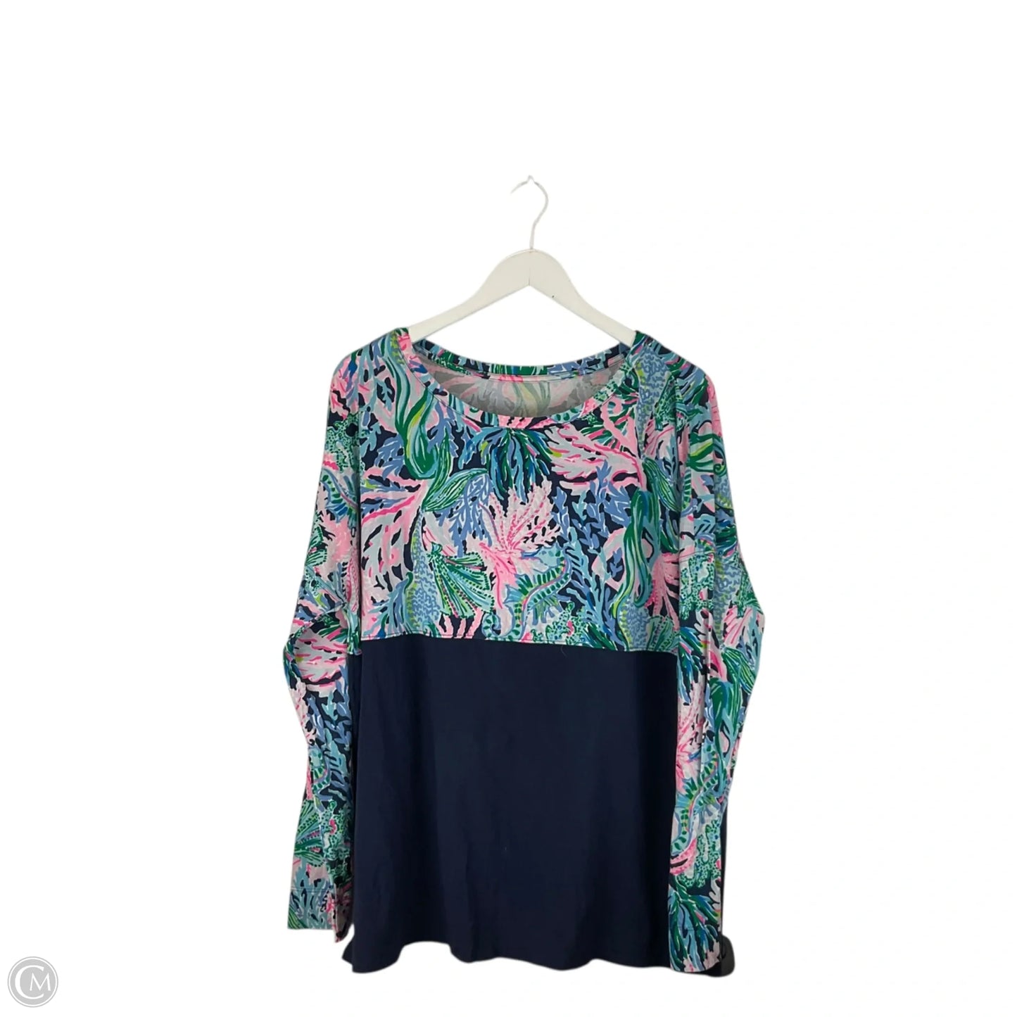 Top Long Sleeve Designer By Lilly Pulitzer In Multi-colored, Size: Xl