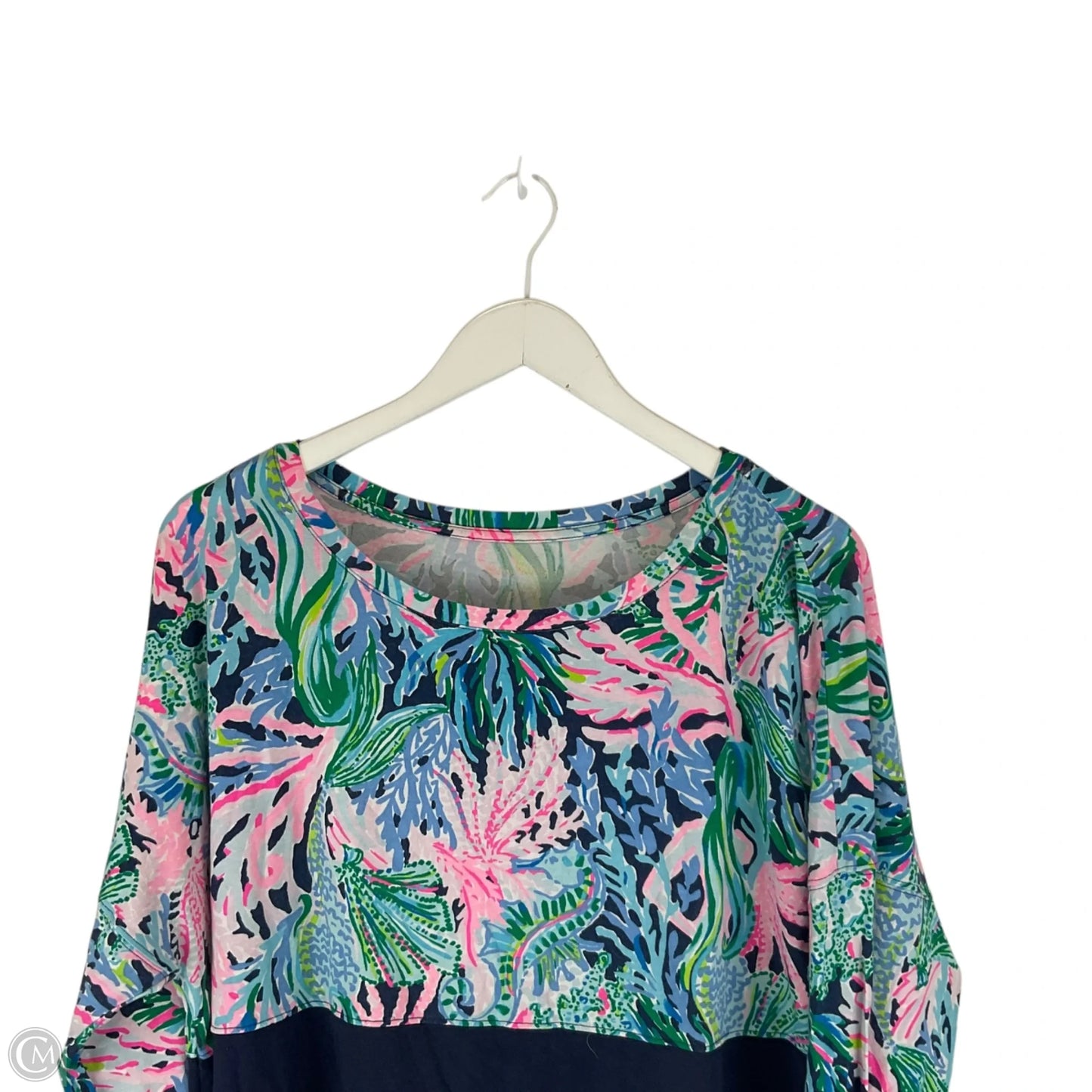 Top Long Sleeve Designer By Lilly Pulitzer In Multi-colored, Size: Xl
