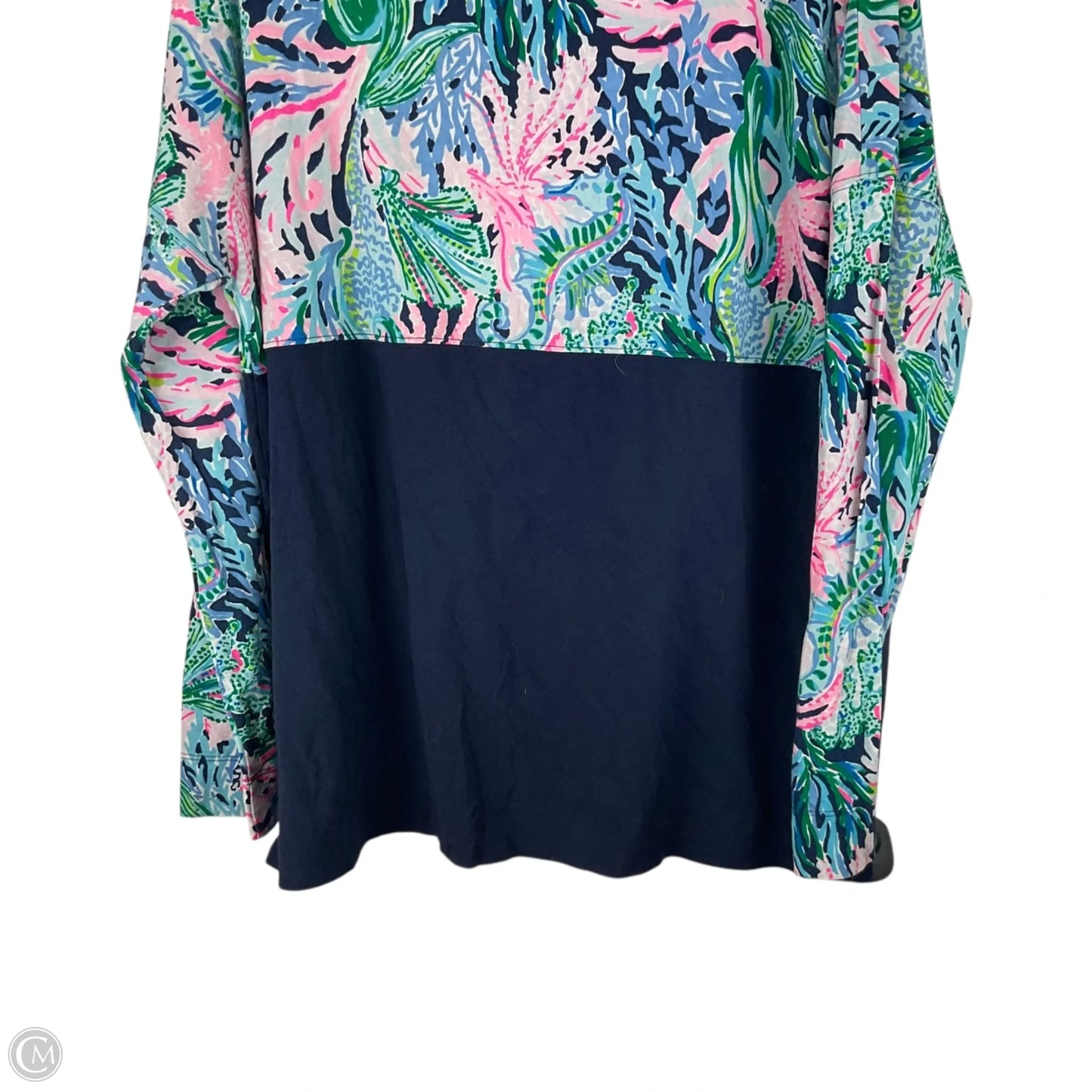 Top Long Sleeve Designer By Lilly Pulitzer In Multi-colored, Size: Xl