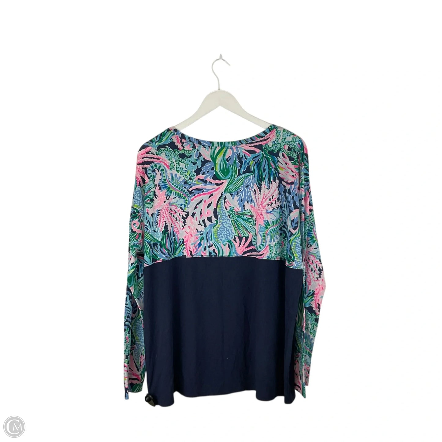 Top Long Sleeve Designer By Lilly Pulitzer In Multi-colored, Size: Xl