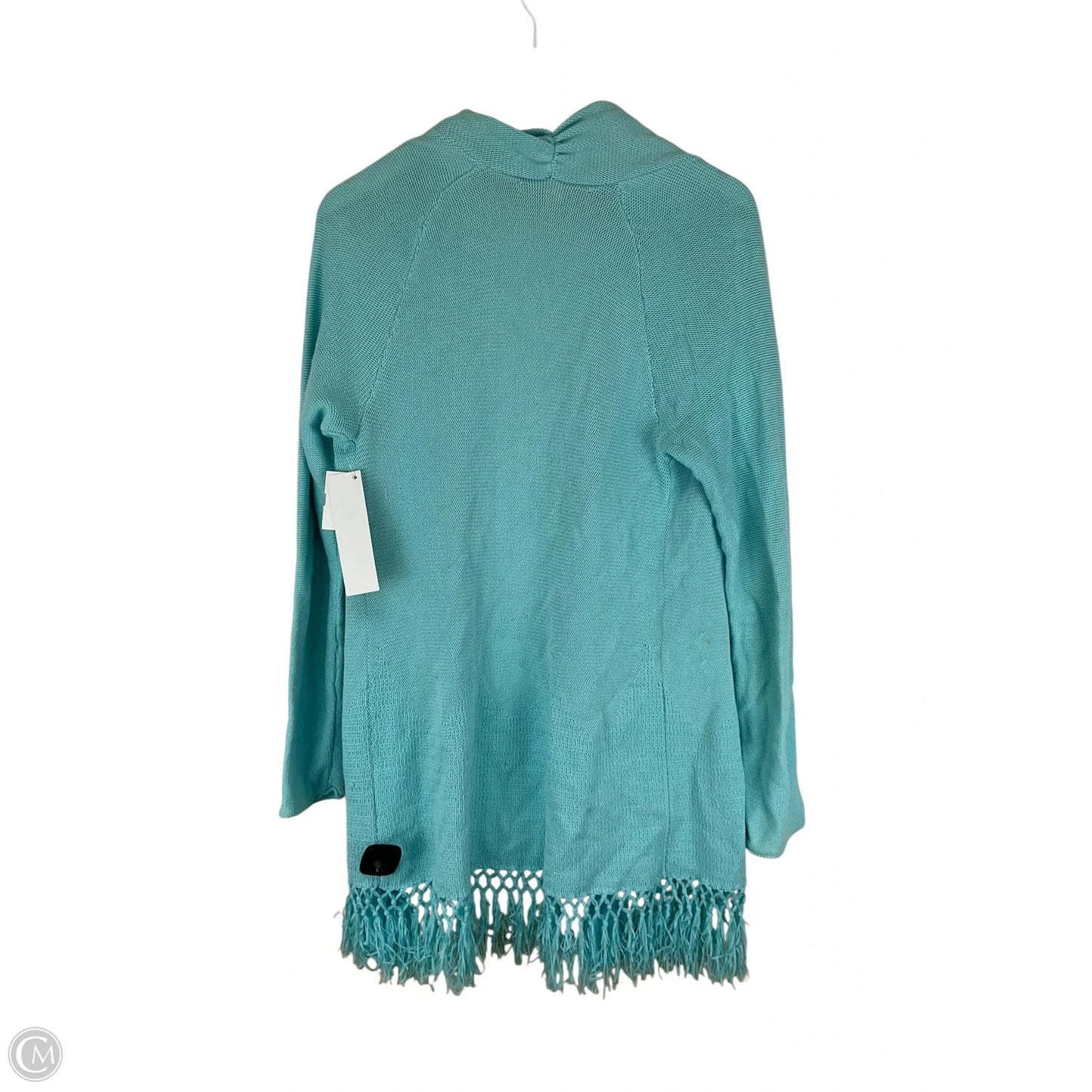 Sweater Cardigan Designer By Lilly Pulitzer In Blue, Size: M