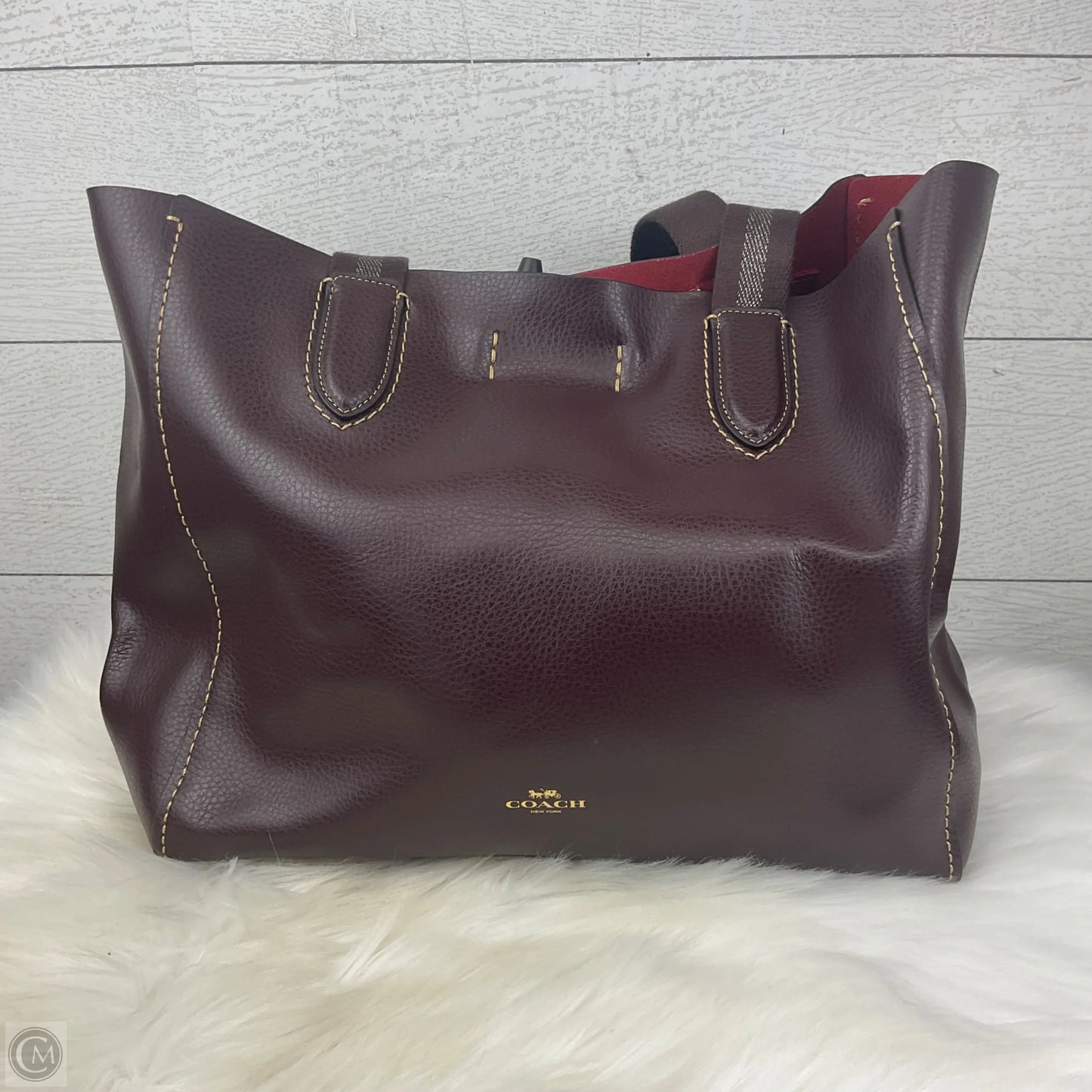 Handbag Designer By Coach, Size: Medium