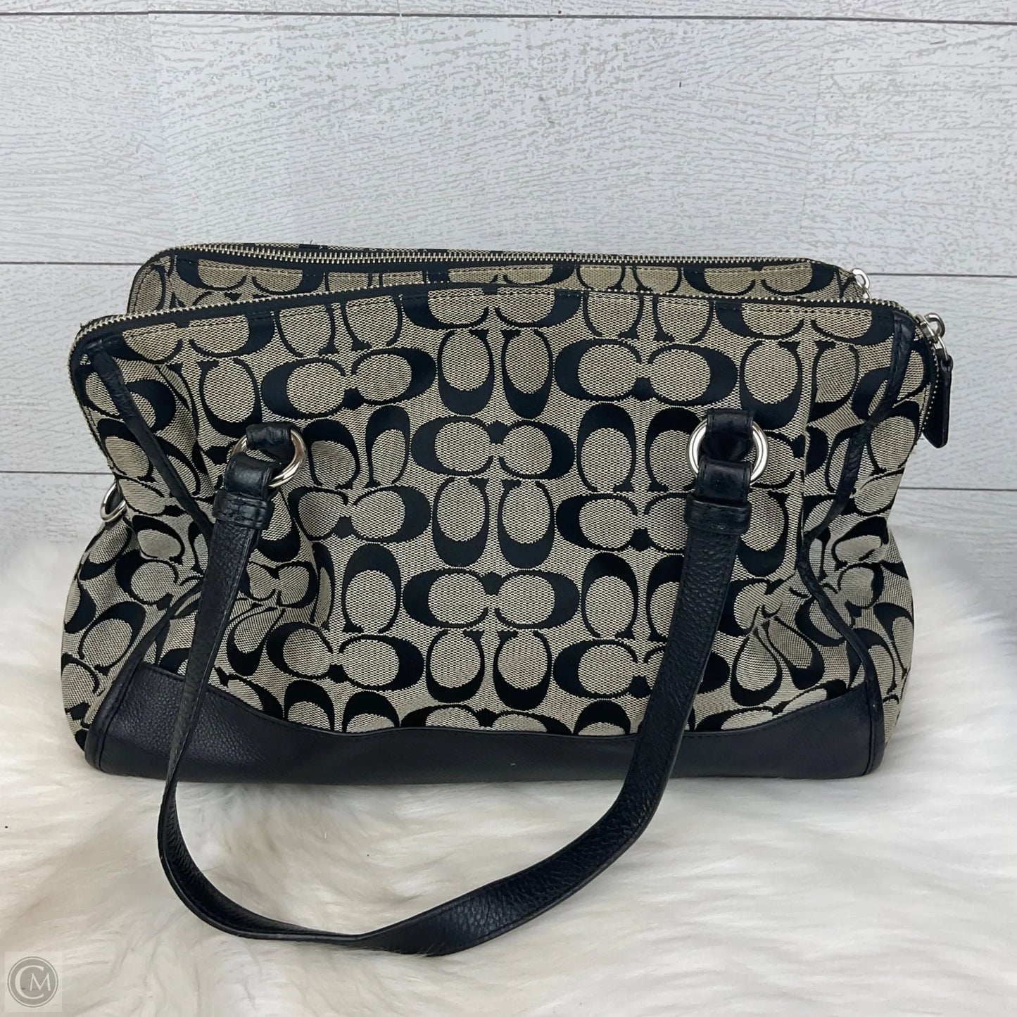 Handbag Designer By Coach, Size: Medium