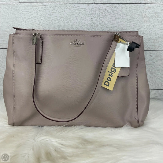 Handbag Designer By Coach, Size: Medium