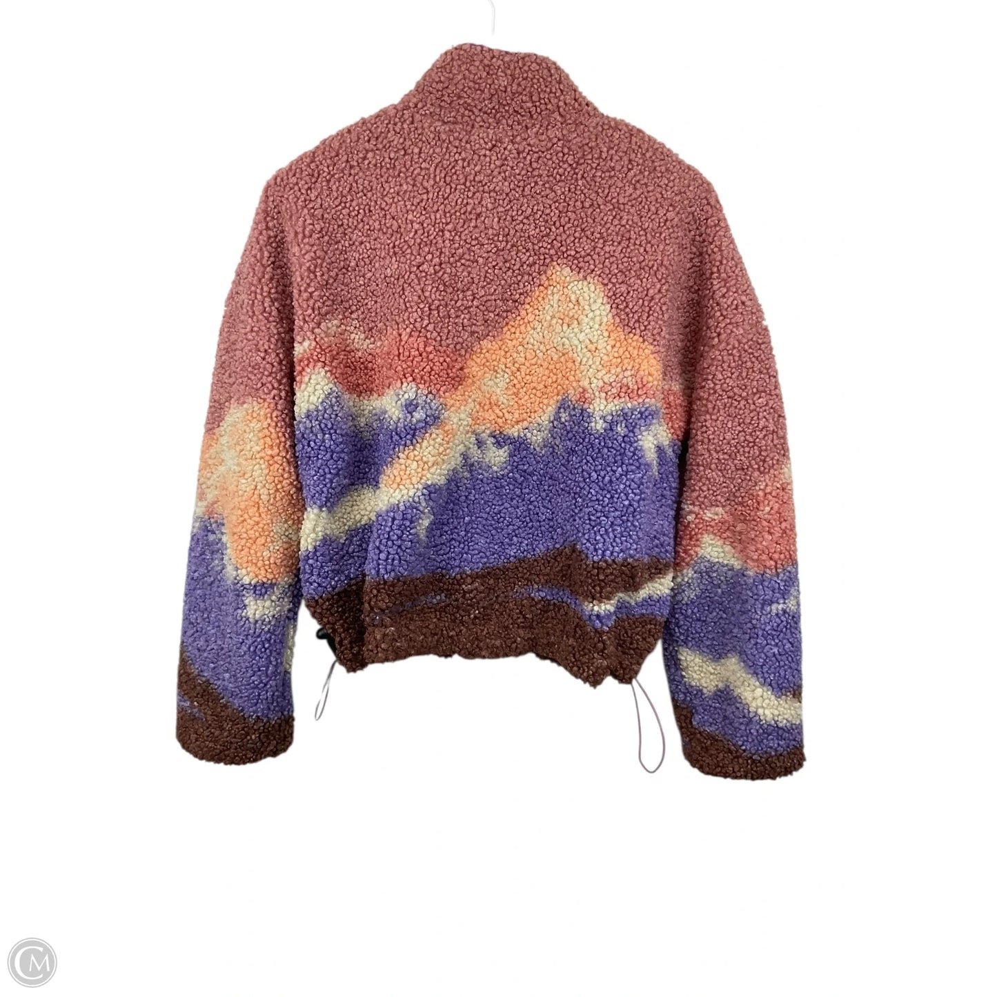 Coat Faux Fur & Sherpa By Wild Fable In Pink & Purple, Size: M