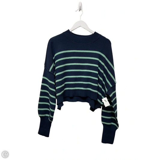 Sweater By Free People In Striped Pattern, Size: L
