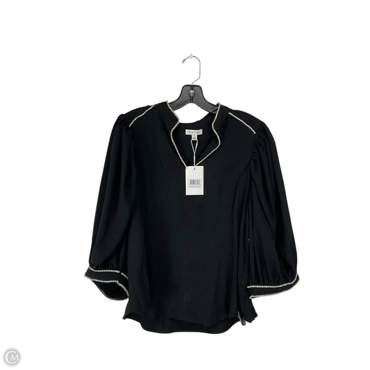 Top Long Sleeve By Cmc In Black, Size: Xl