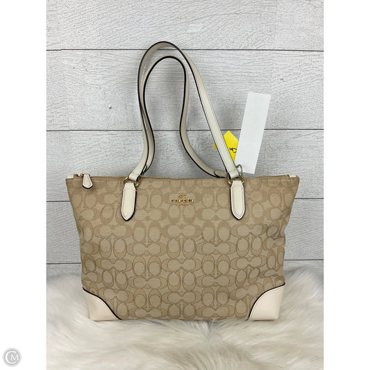 Handbag Designer By Coach, Size: Large