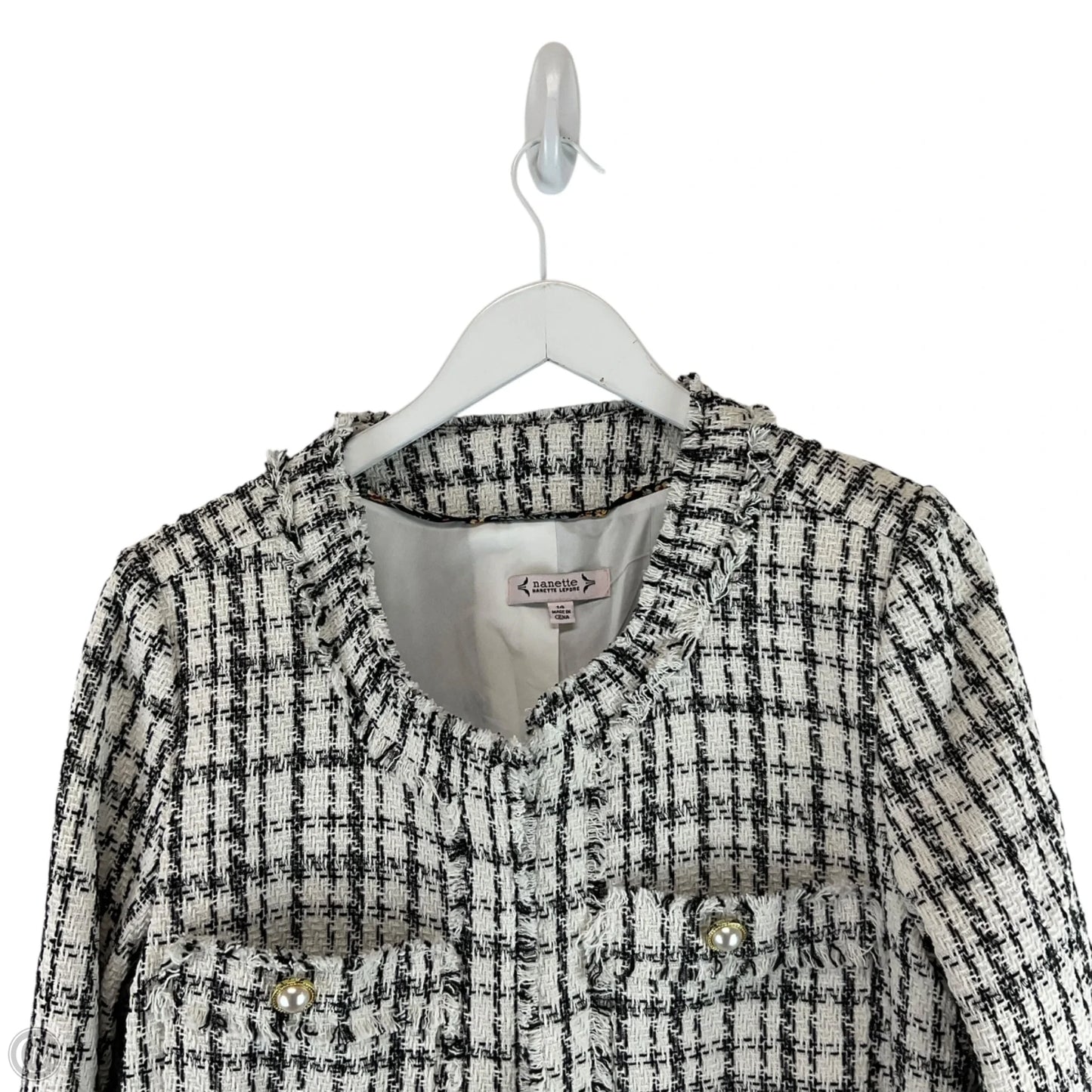 Blazer By Nanette By Nanette Lepore In Black, Size: 14