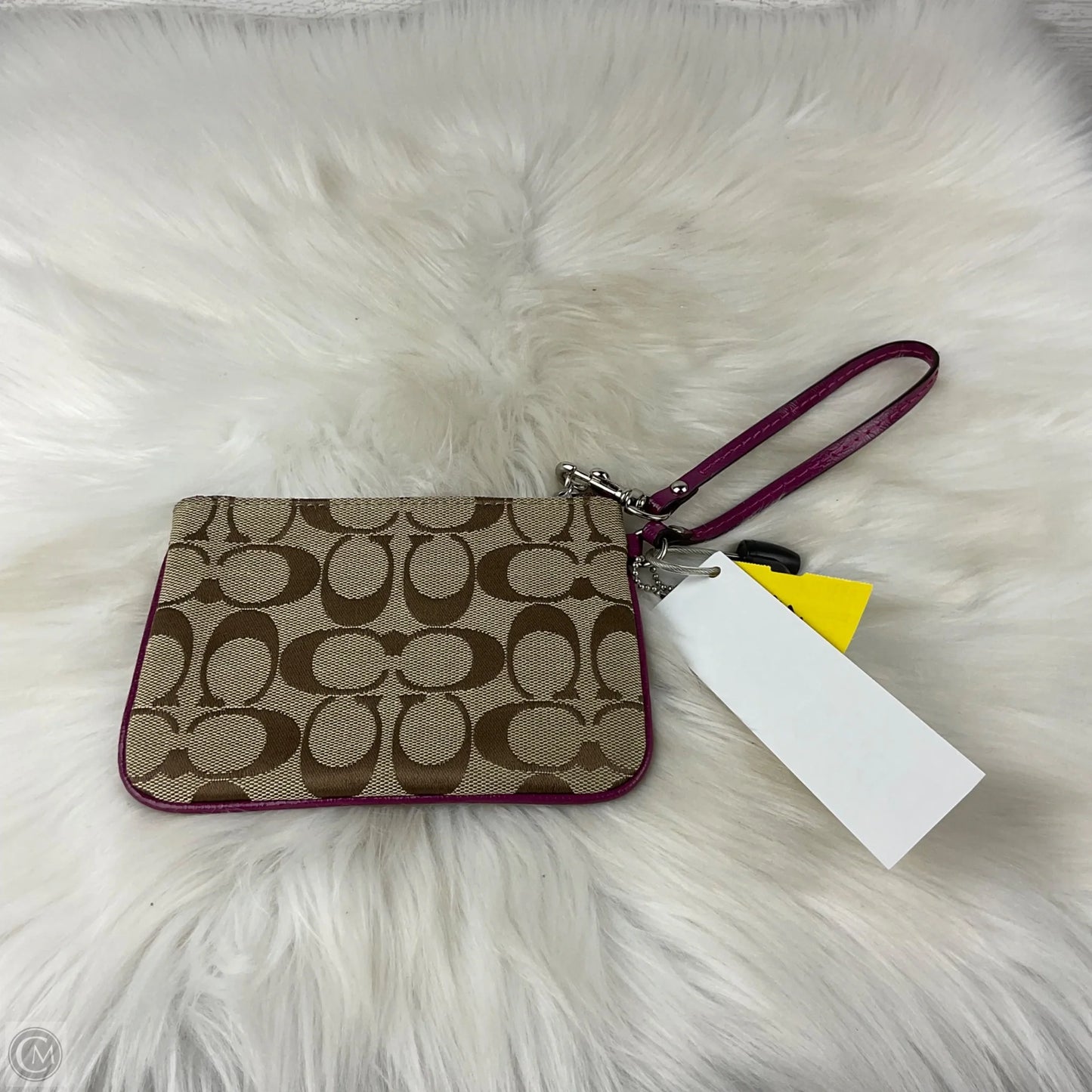 Wristlet Designer By Coach, Size: Medium