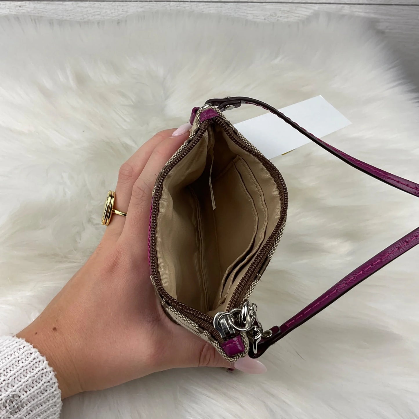 Wristlet Designer By Coach, Size: Medium