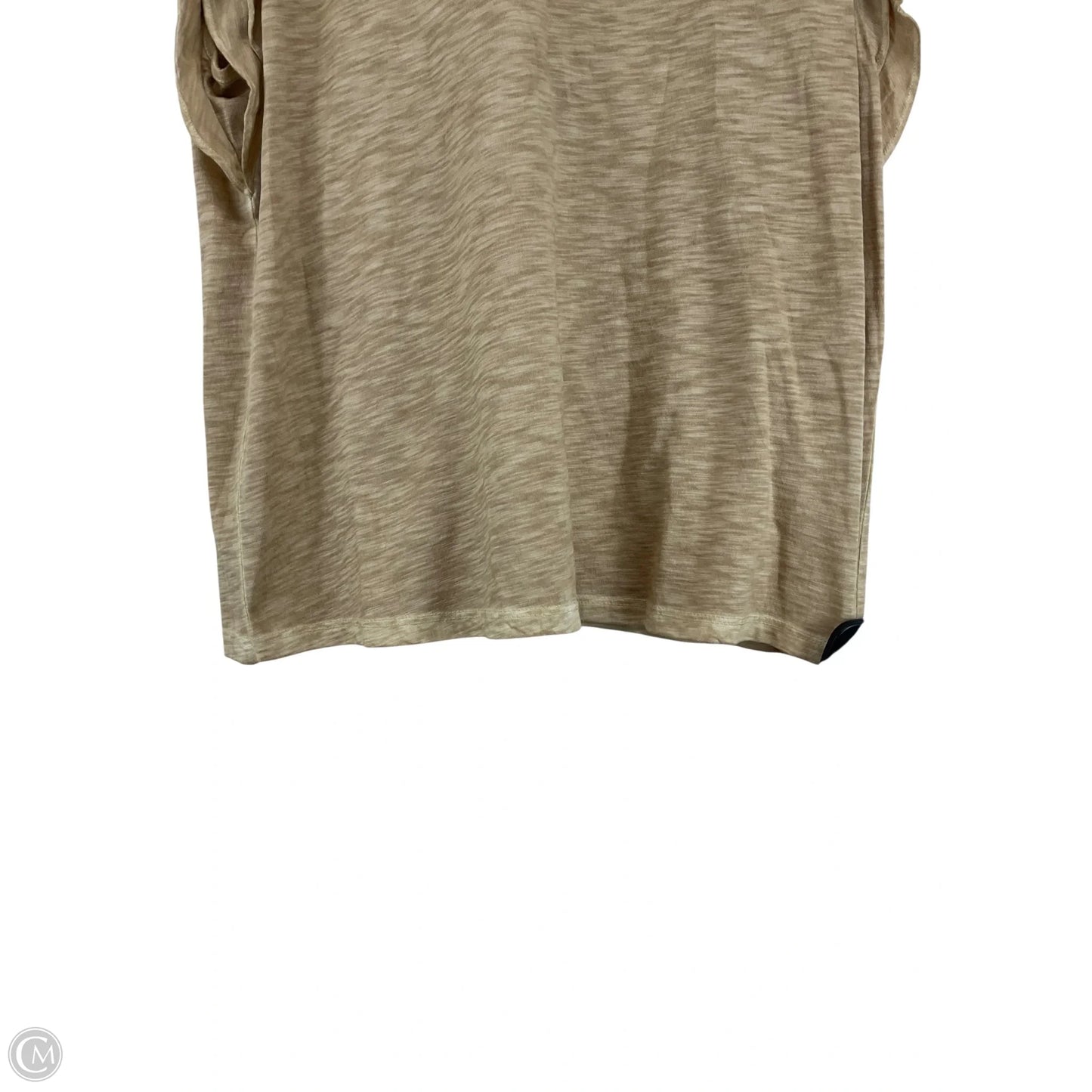 Top Short Sleeve By Veronica Beard In Tan, Size: M