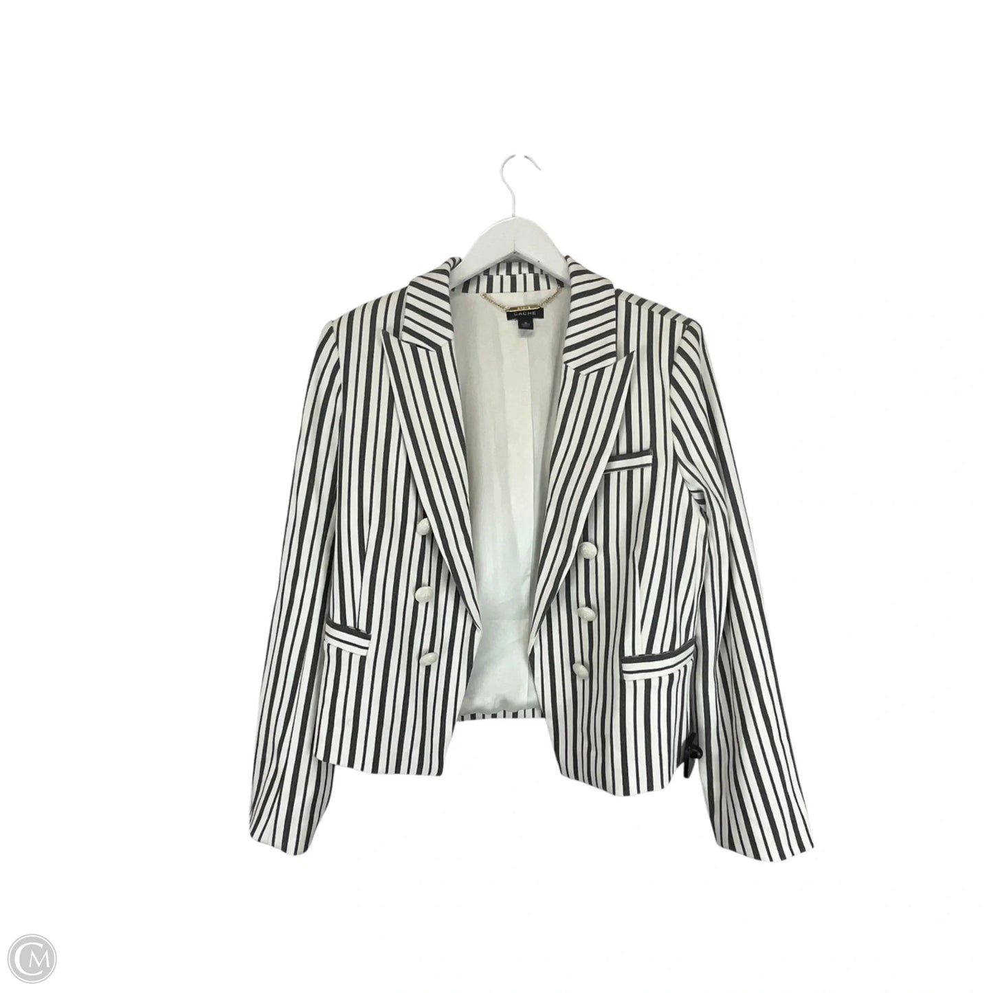 Blazer By Cache In Striped Pattern, Size: S