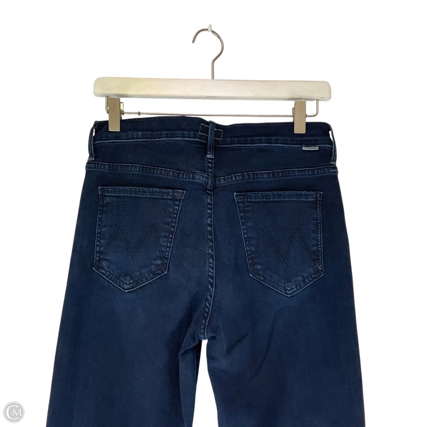 Jeans Wide Leg By Mother In Blue Denim, Size: 6