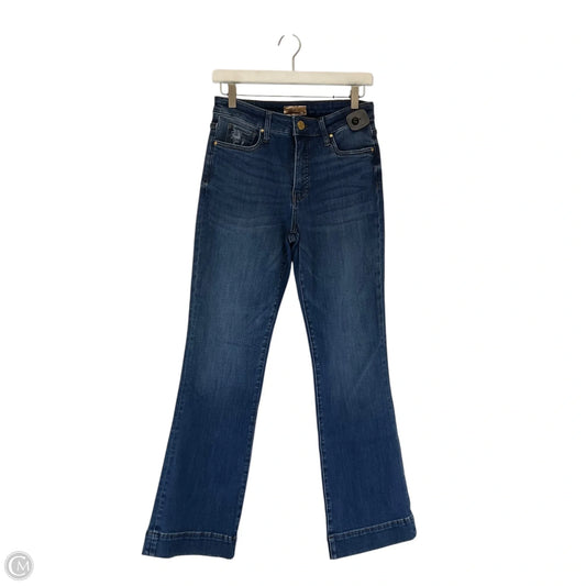 Jeans Wide Leg By Kut In Blue Denim, Size: 4