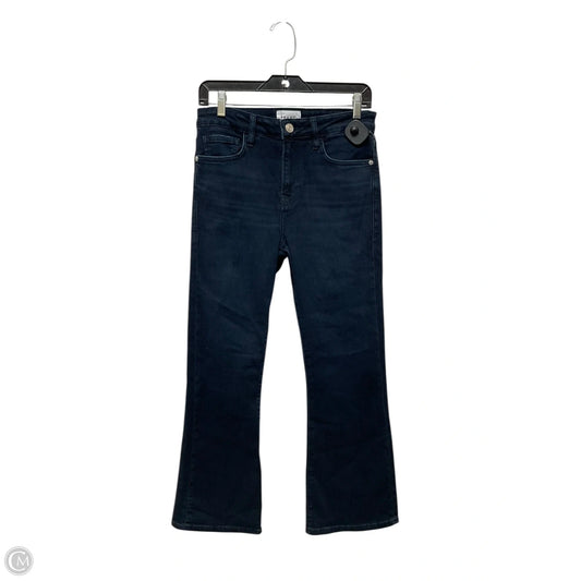 Jeans Wide Leg By Frame In Blue Denim, Size: 6