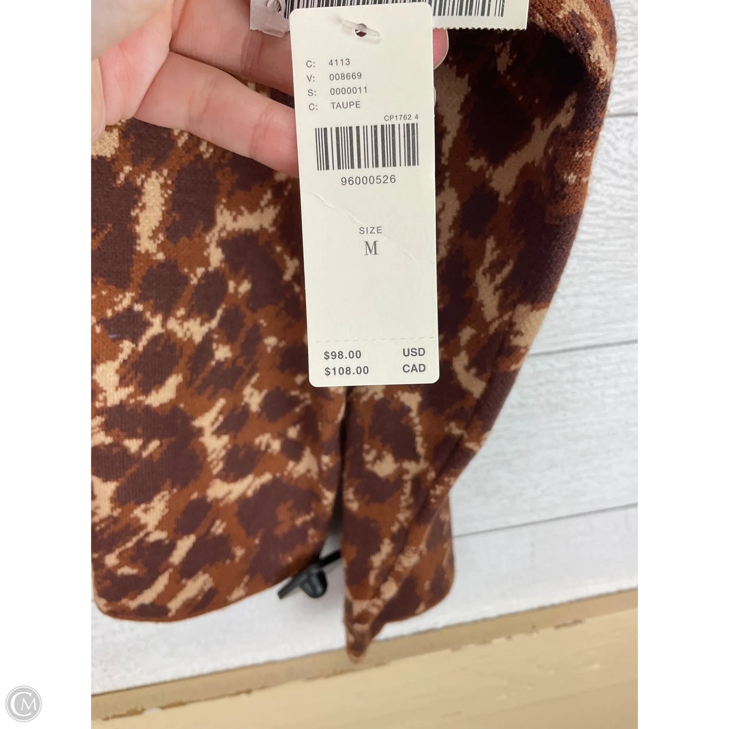 Sweater By Maeve In Camouflage Print, Size: M