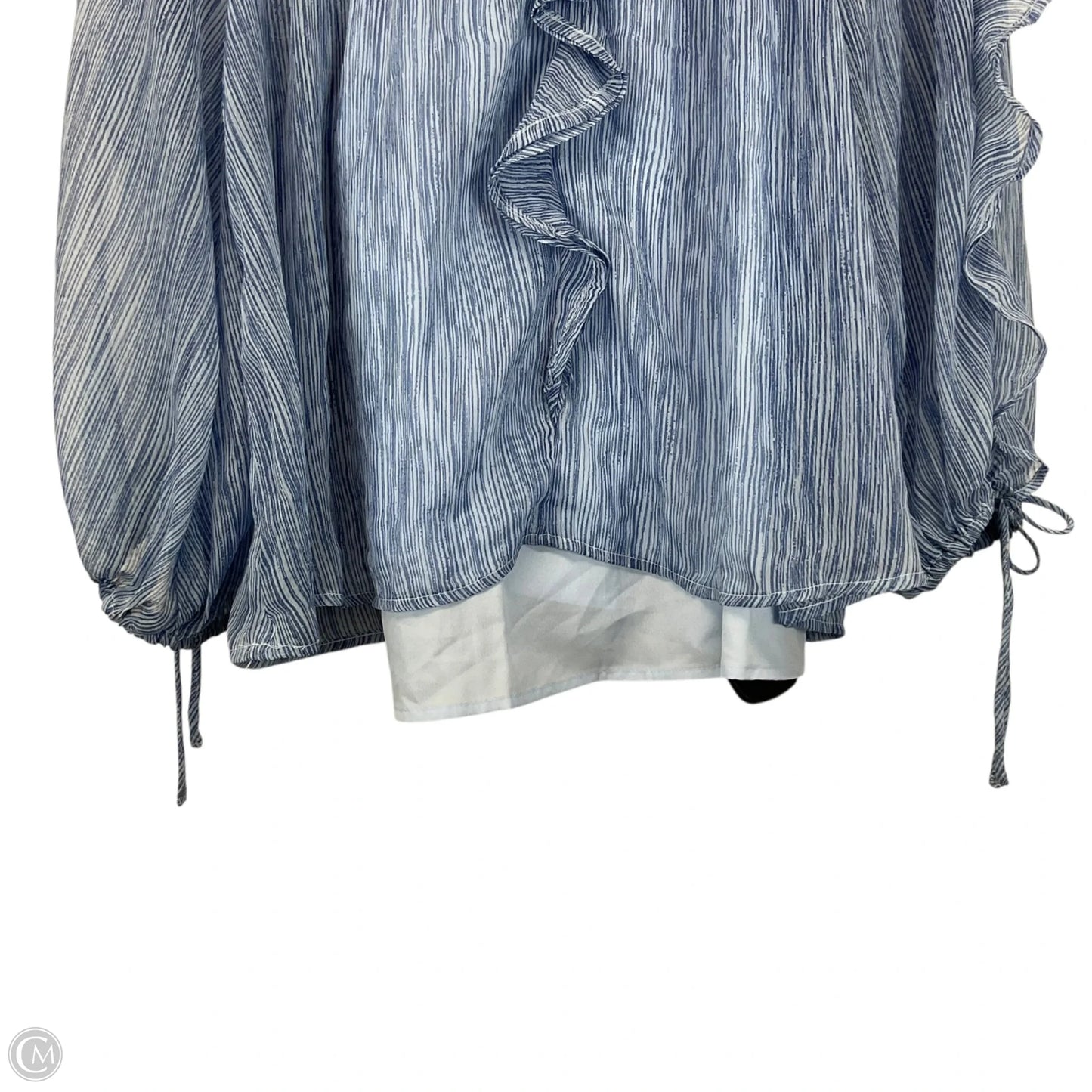 Top Long Sleeve By Loft In Blue, Size: M