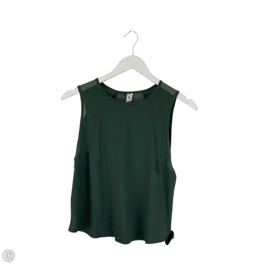 Athletic Tank Top By Lululemon In Green, Size: 8