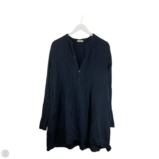 Top Long Sleeve By Free People In Navy, Size: M