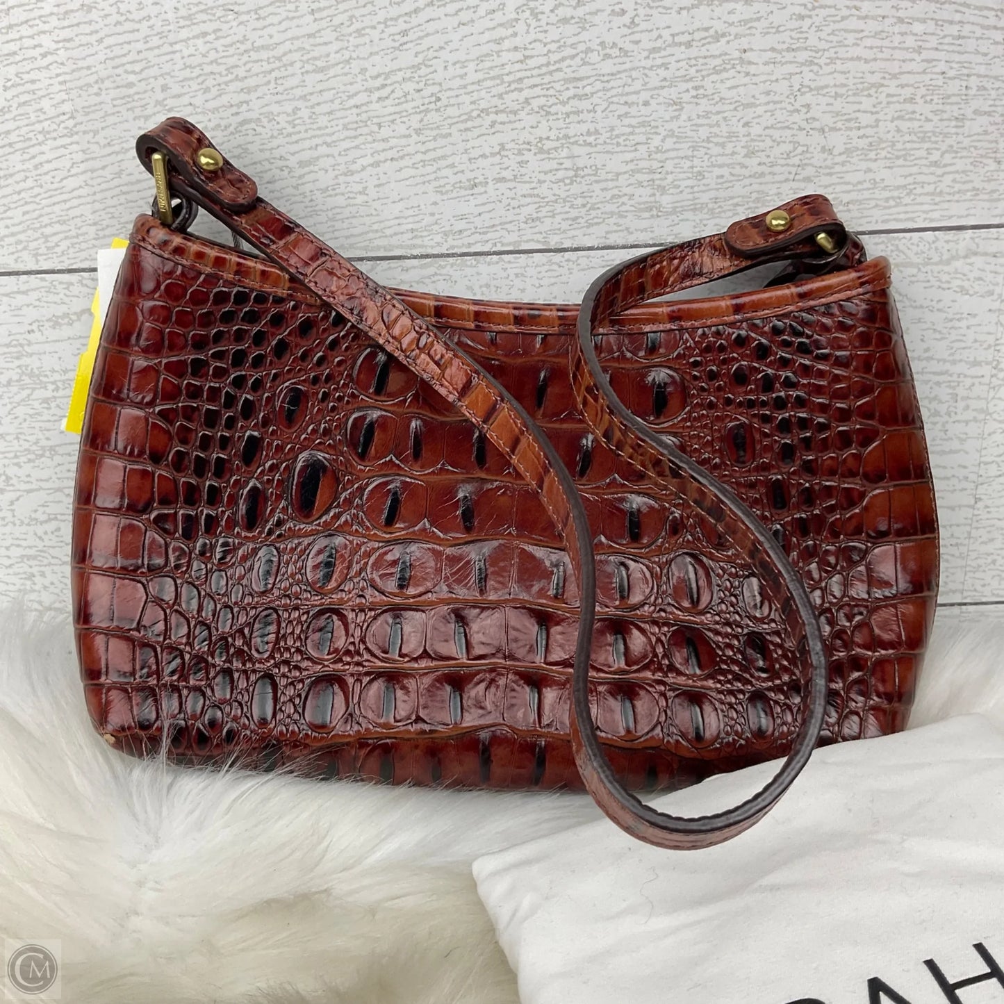 Handbag Designer By Brahmin, Size: Small