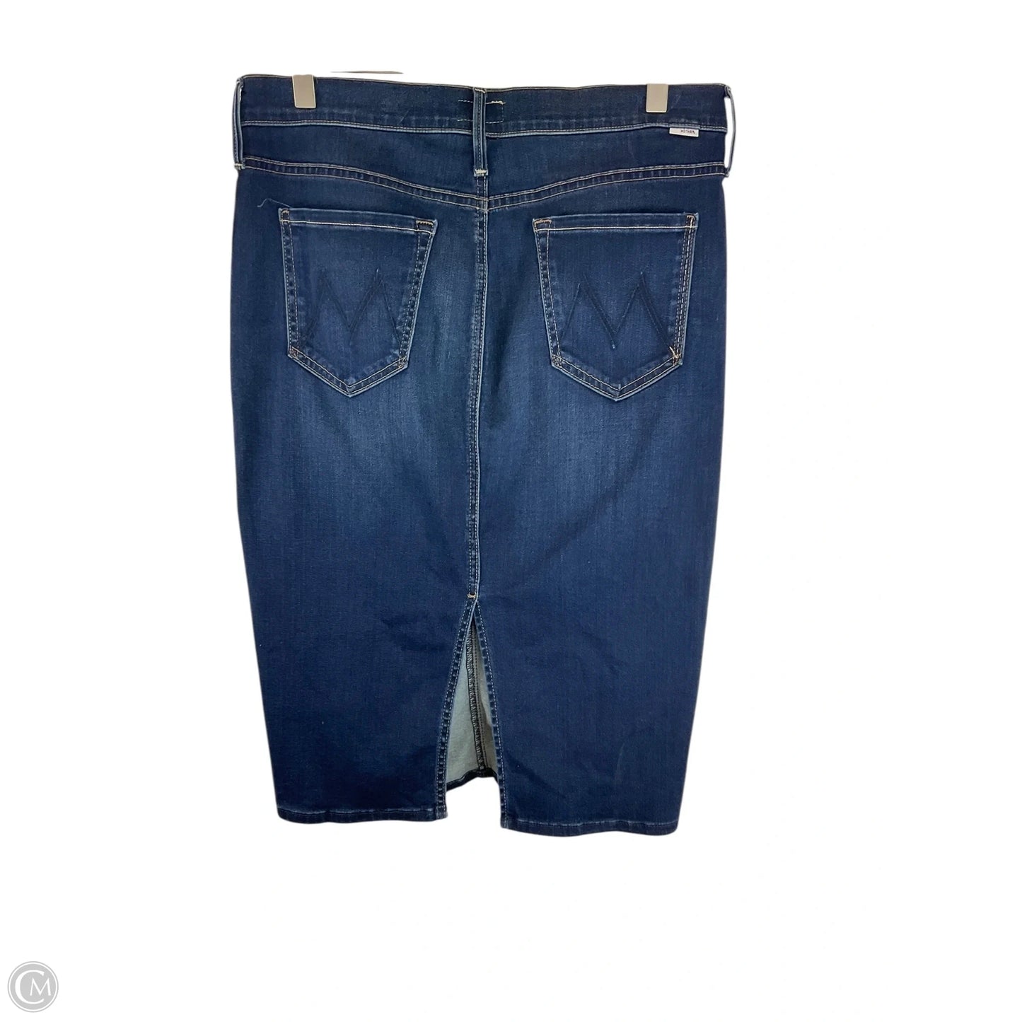 Skirt Midi By Mother In Blue Denim, Size: 6