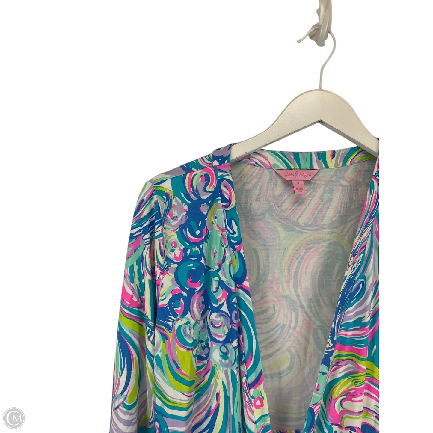 Dress Designer By Lilly Pulitzer In Blue & Pink, Size: S