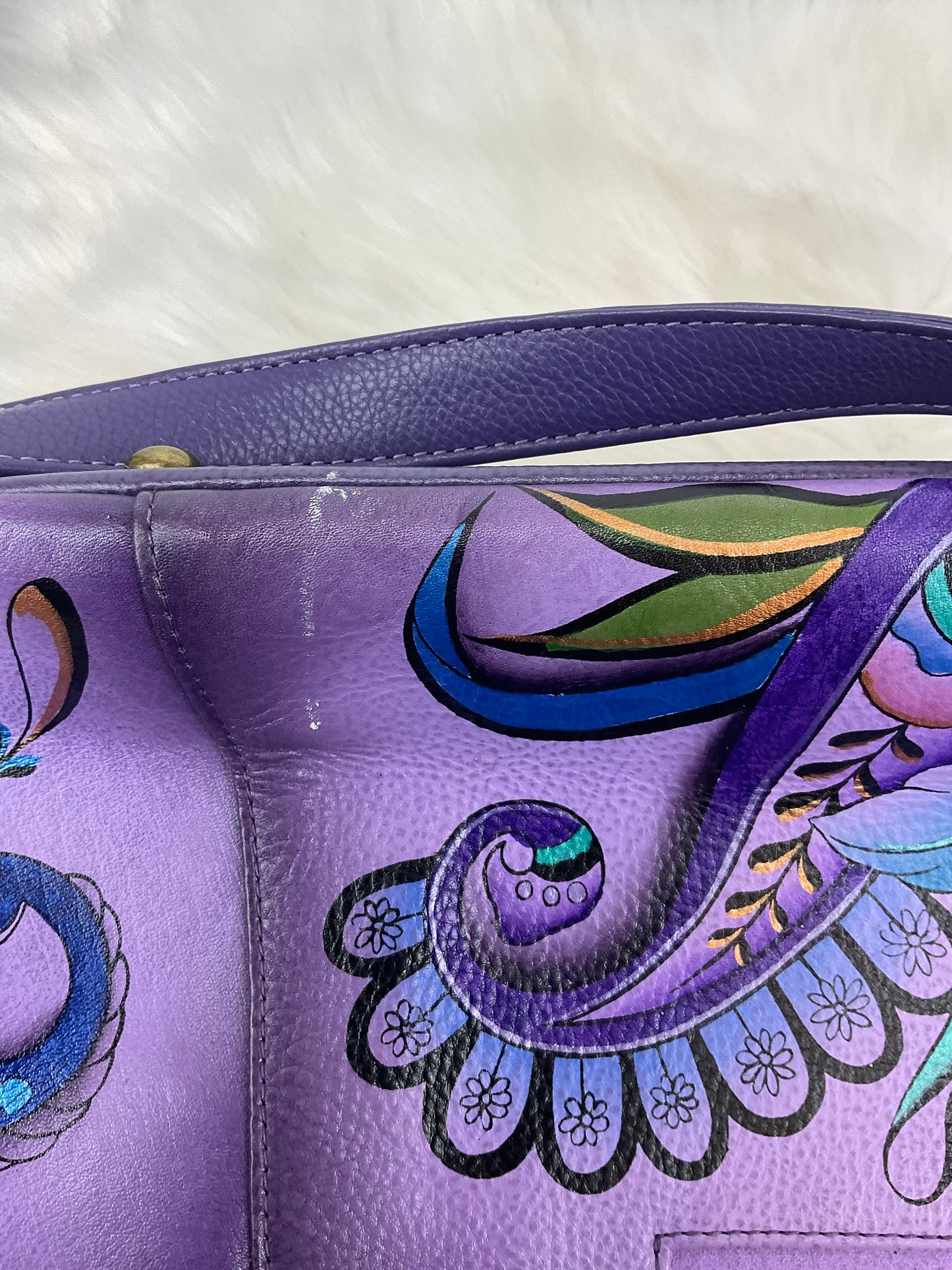 Crossbody By Anuschka, Size: Large