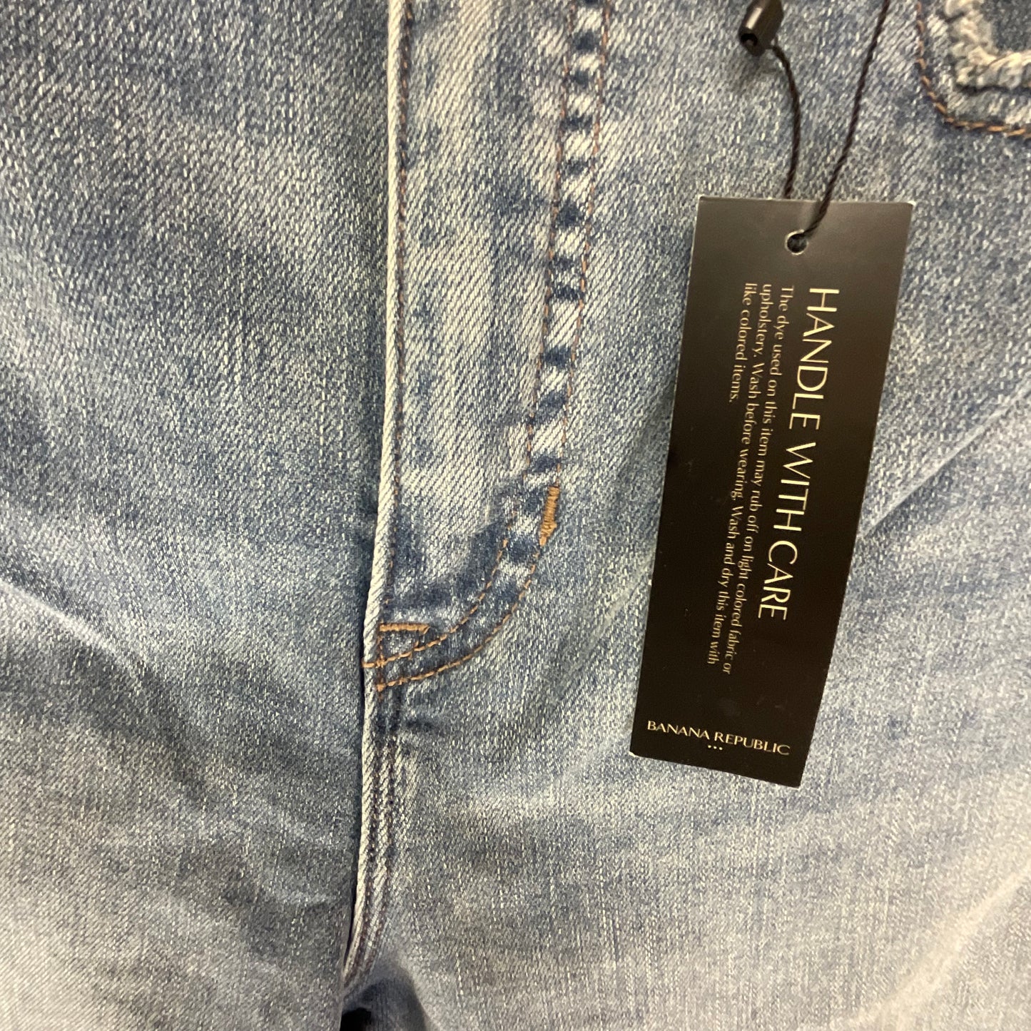 Jeans Skinny By Banana Republic In Blue Denim, Size: 10