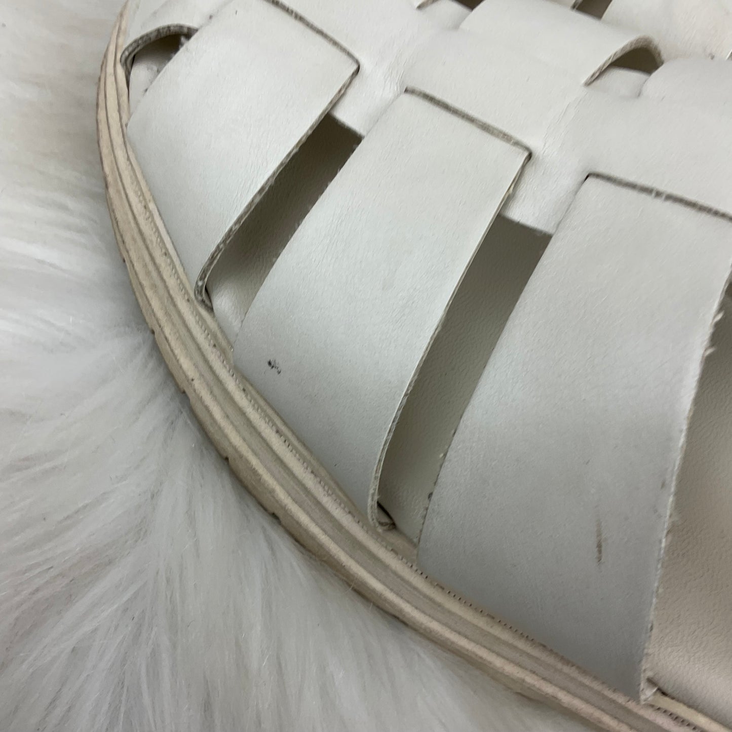Sandals Heels Platform By Old Navy In Cream, Size: 9