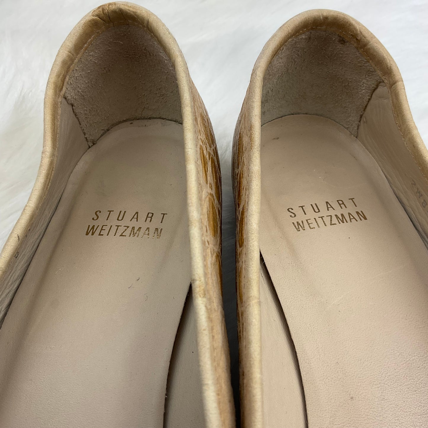 Shoes Designer By Stuart Weitzman In Tan, Size: 8